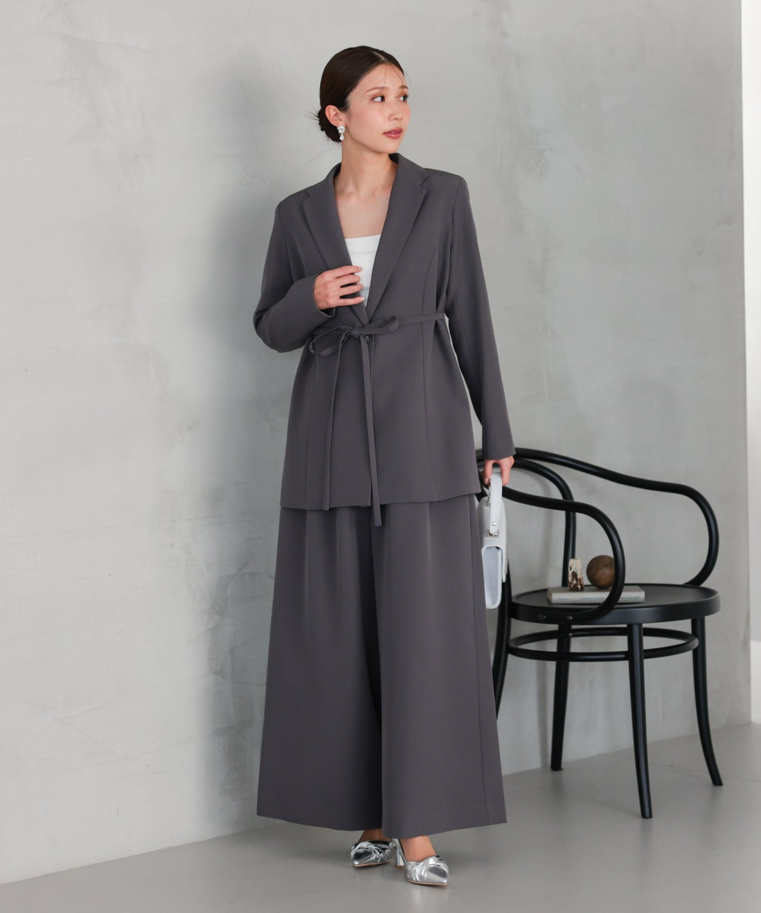 チャコール/162cm/Mサイズ着用