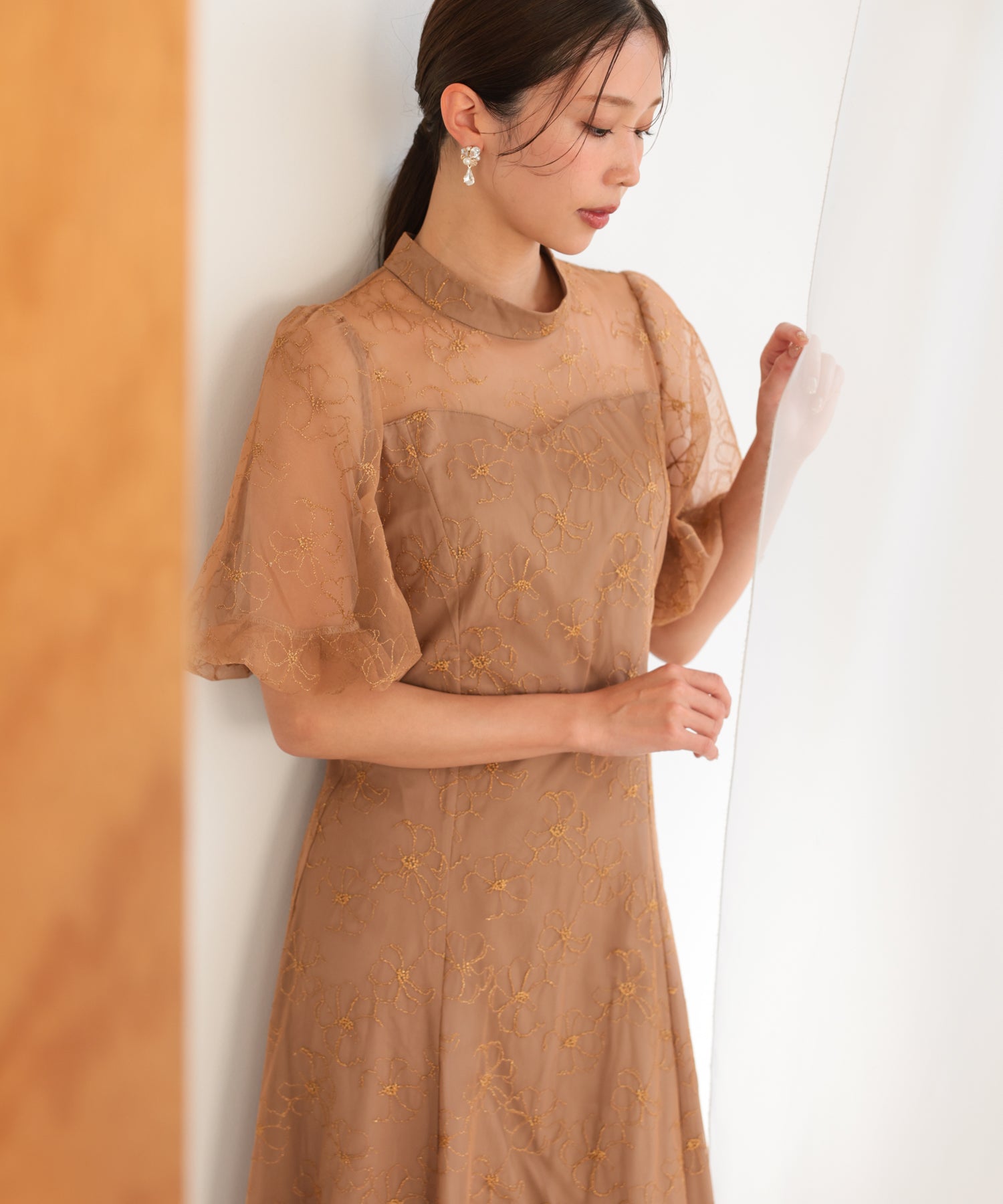 ブラウン/162cm/Mサイズ着用