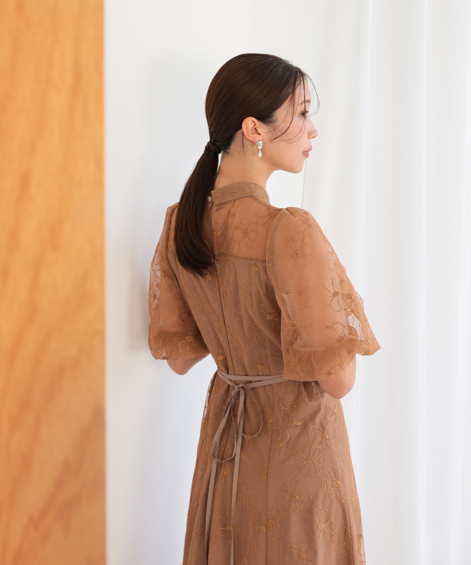 ブラウン/162cm/Mサイズ着用