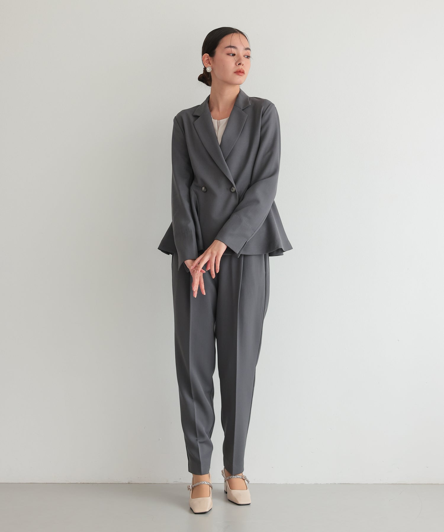 サイドフレアセットアップスーツ/22125606