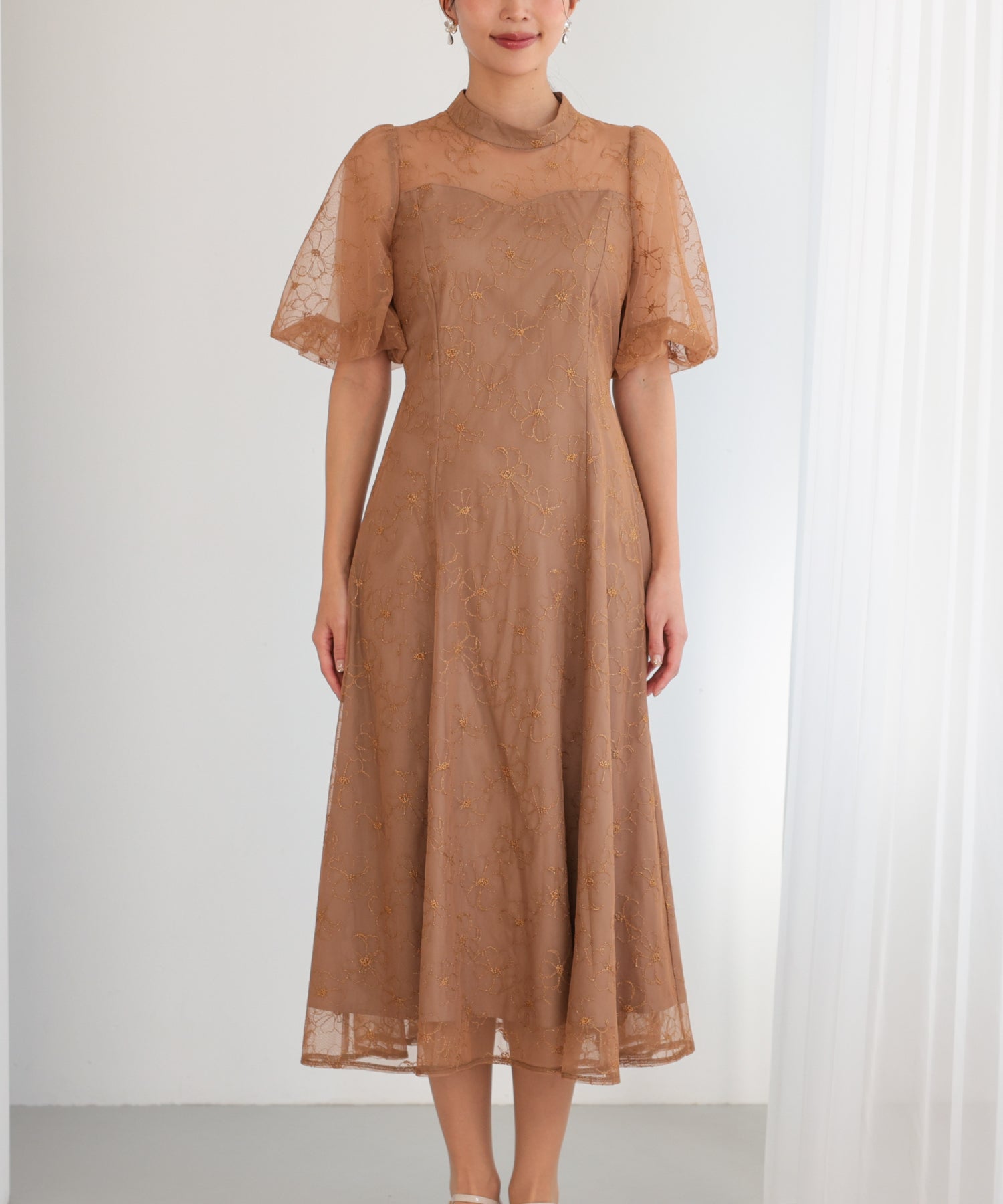 ブラウン/162cm/Mサイズ着用