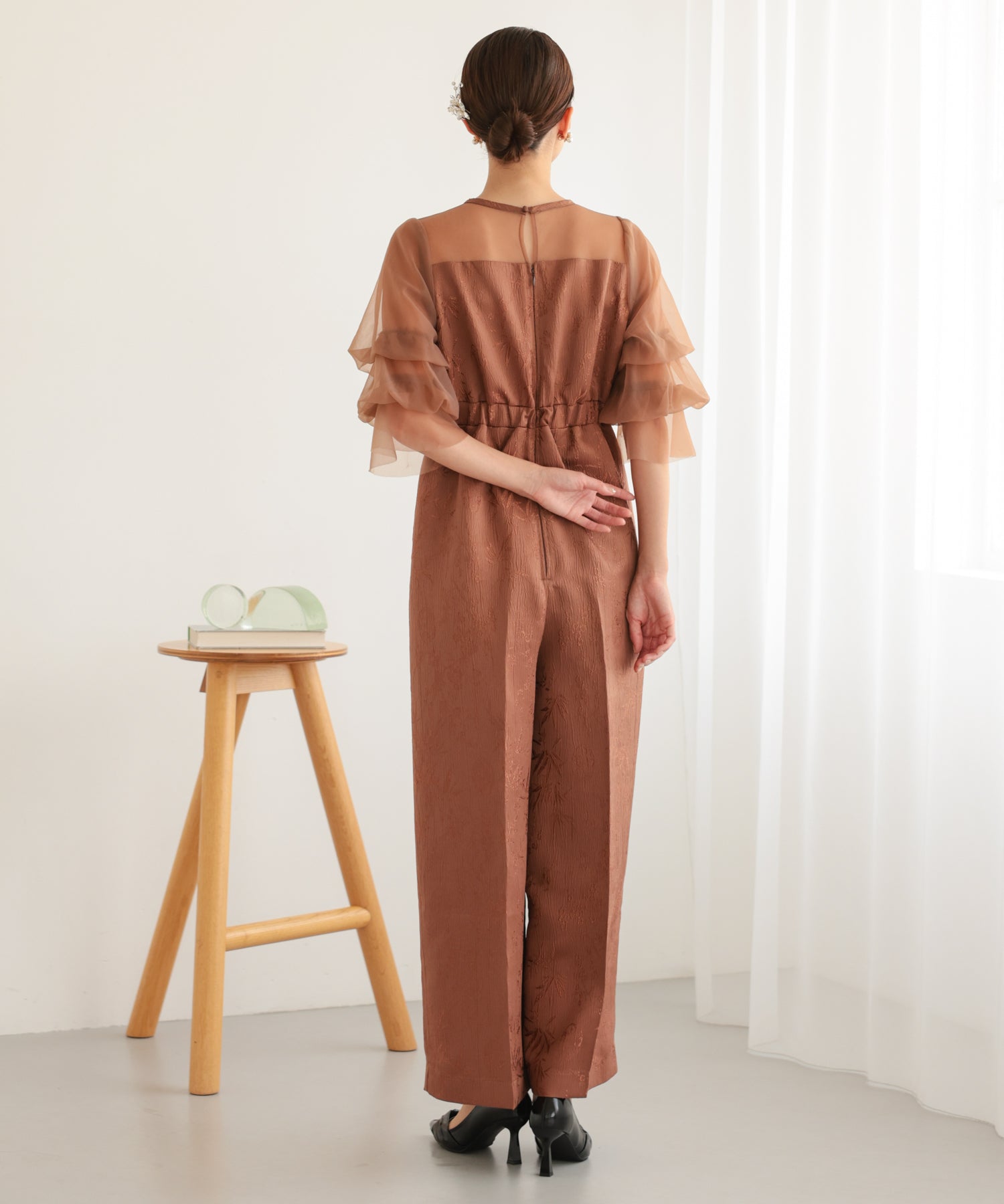 ブラウン/162cm/Mサイズ着用