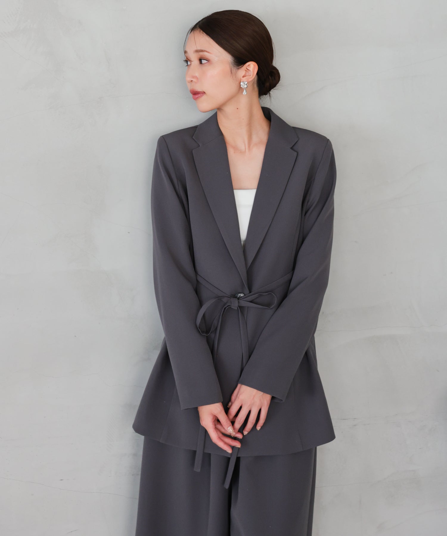 チャコール/162cm/Mサイズ着用