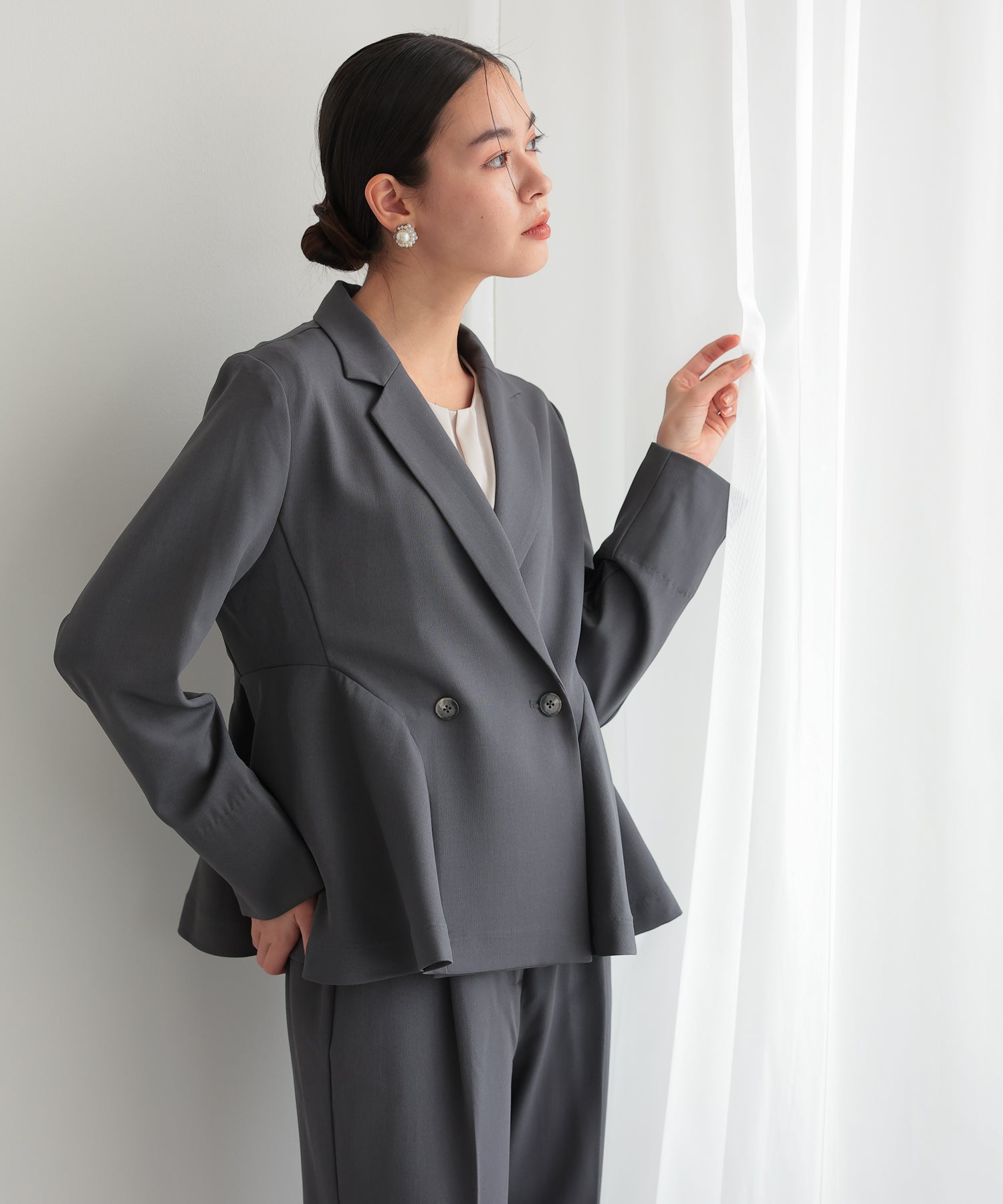 サイドフレアセットアップスーツ/22125606