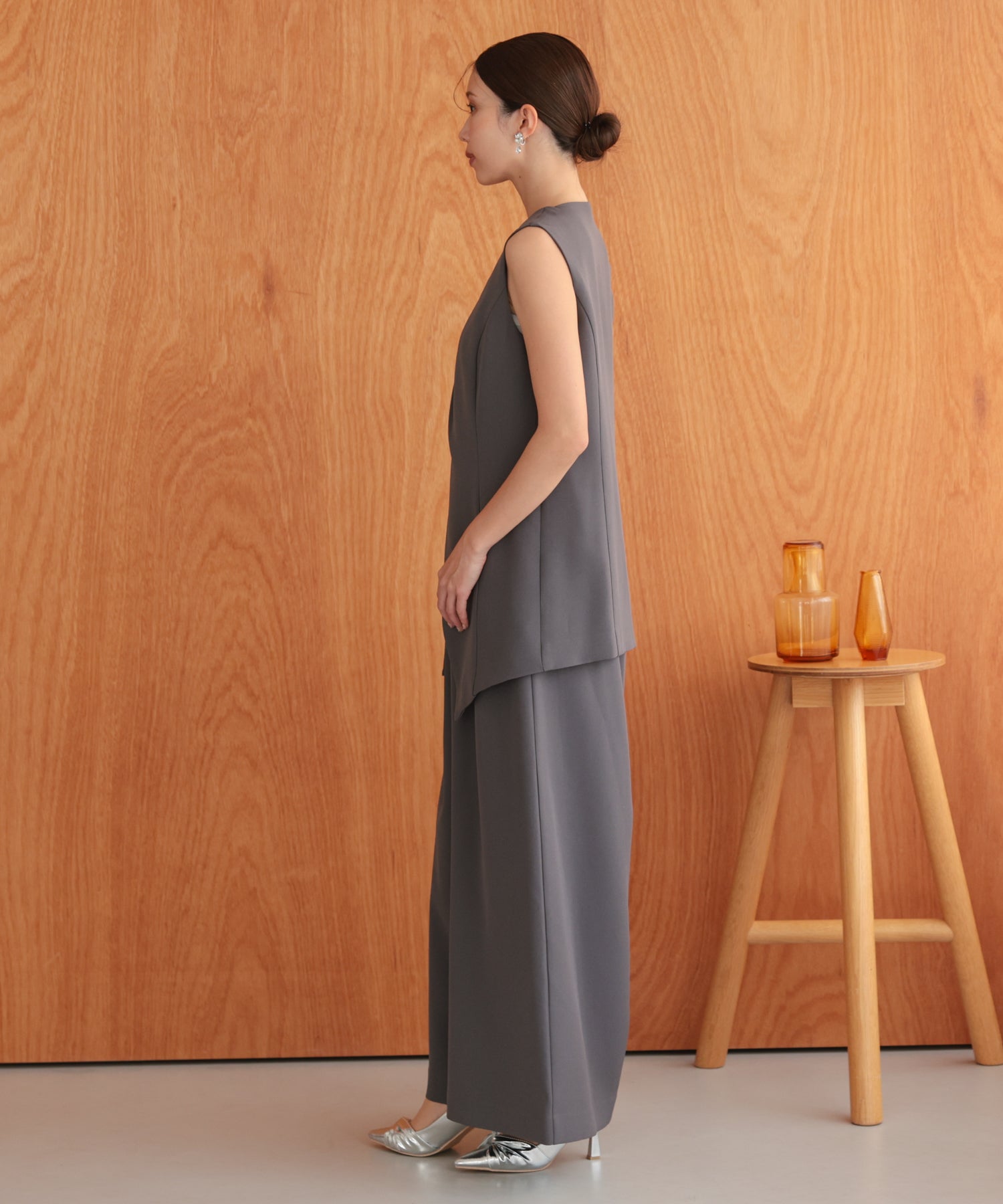 チャコール/162cm/Mサイズ着用