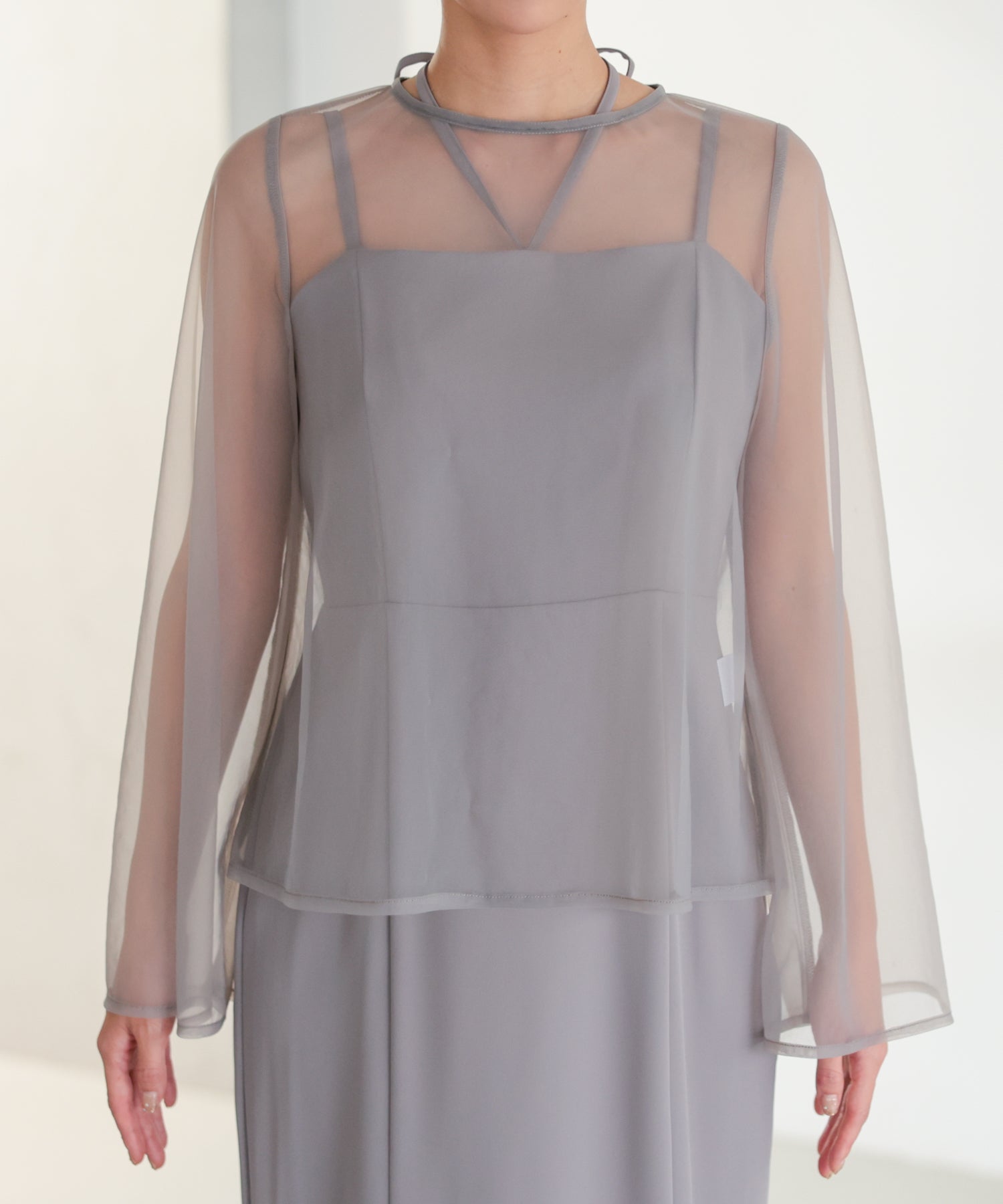 ベージュ/162cm/Mサイズ着用