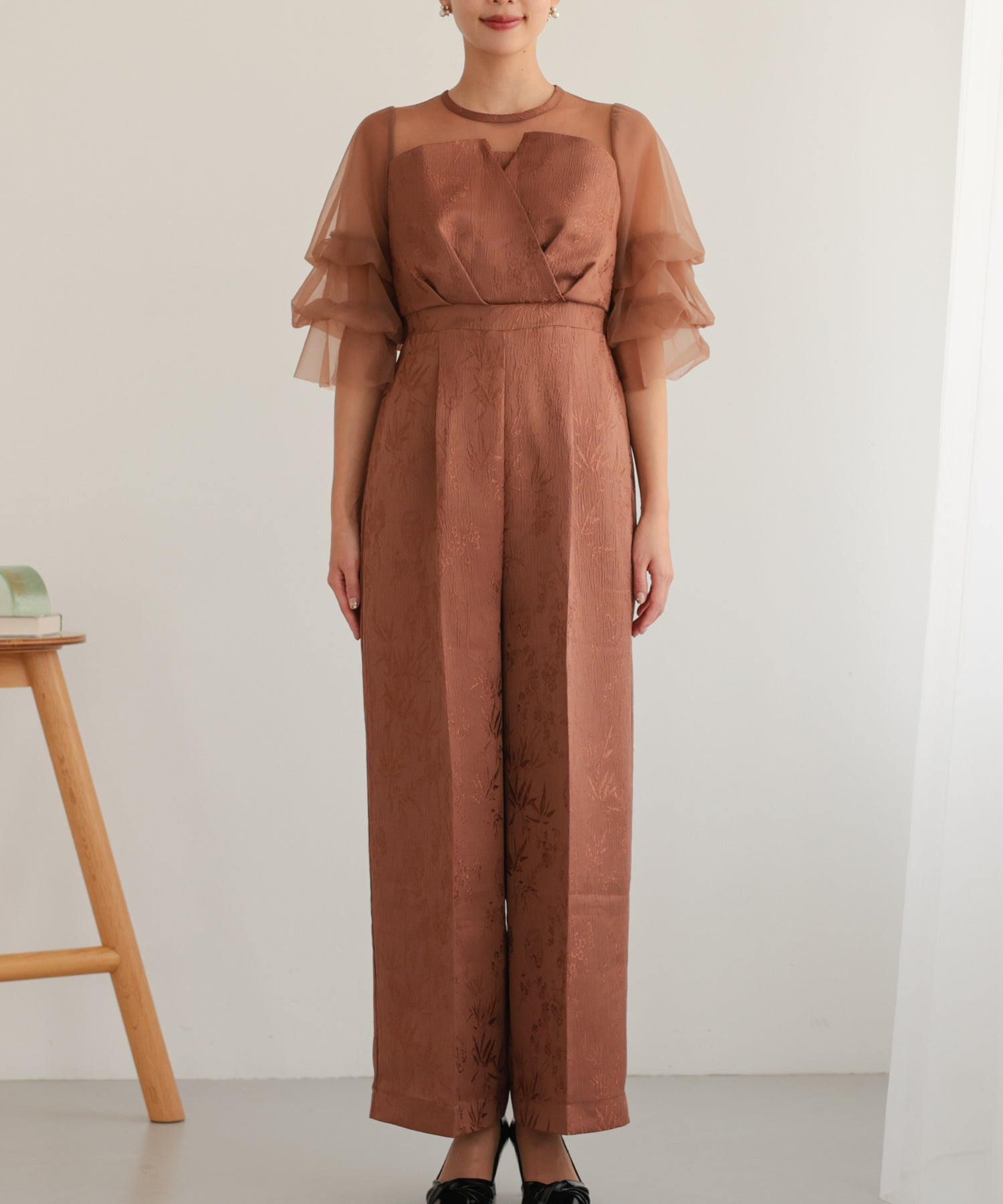 ブラウン/162cm/Mサイズ着用