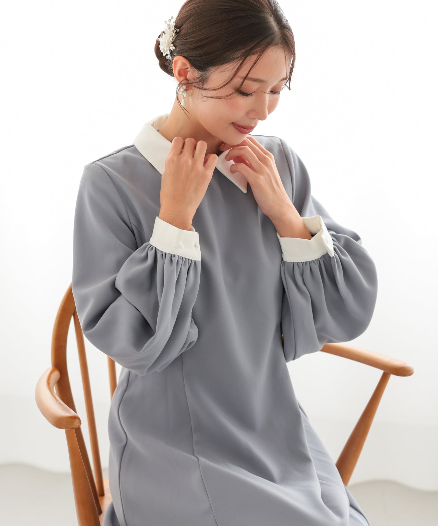 クラシックセーラーカラードレス/22325284