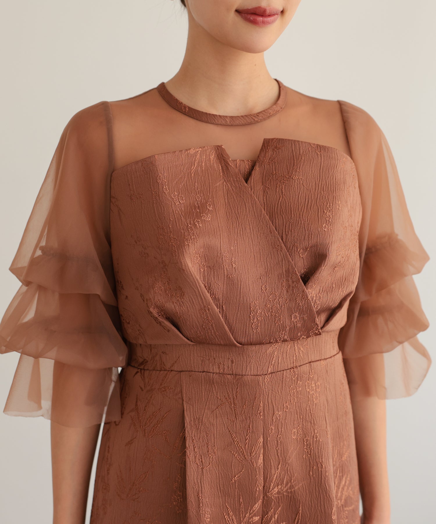 ブラウン/162cm/Mサイズ着用