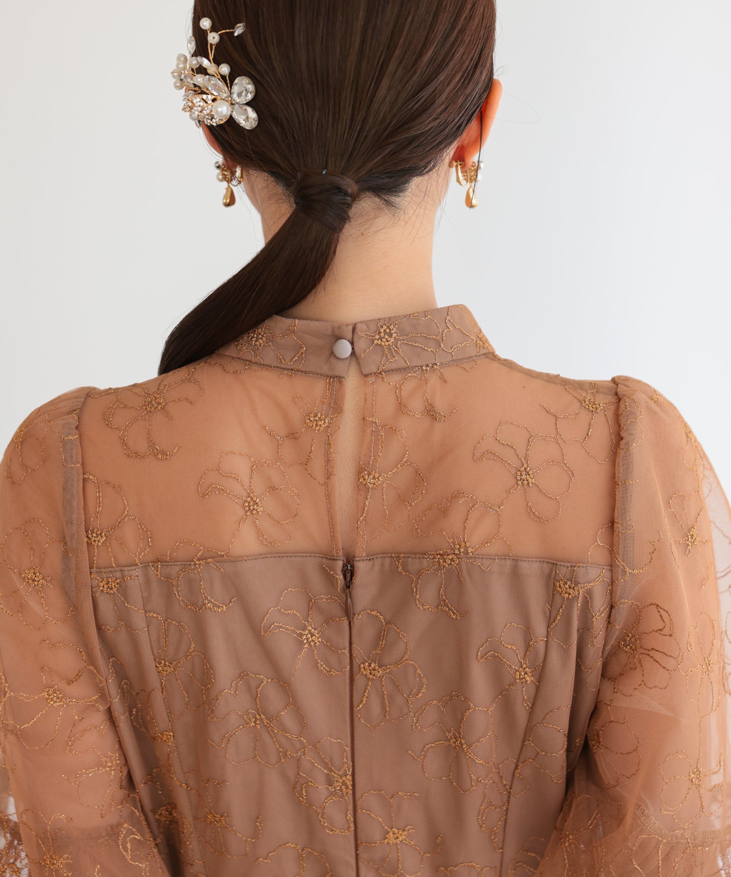 ブラウン/162cm/Mサイズ着用