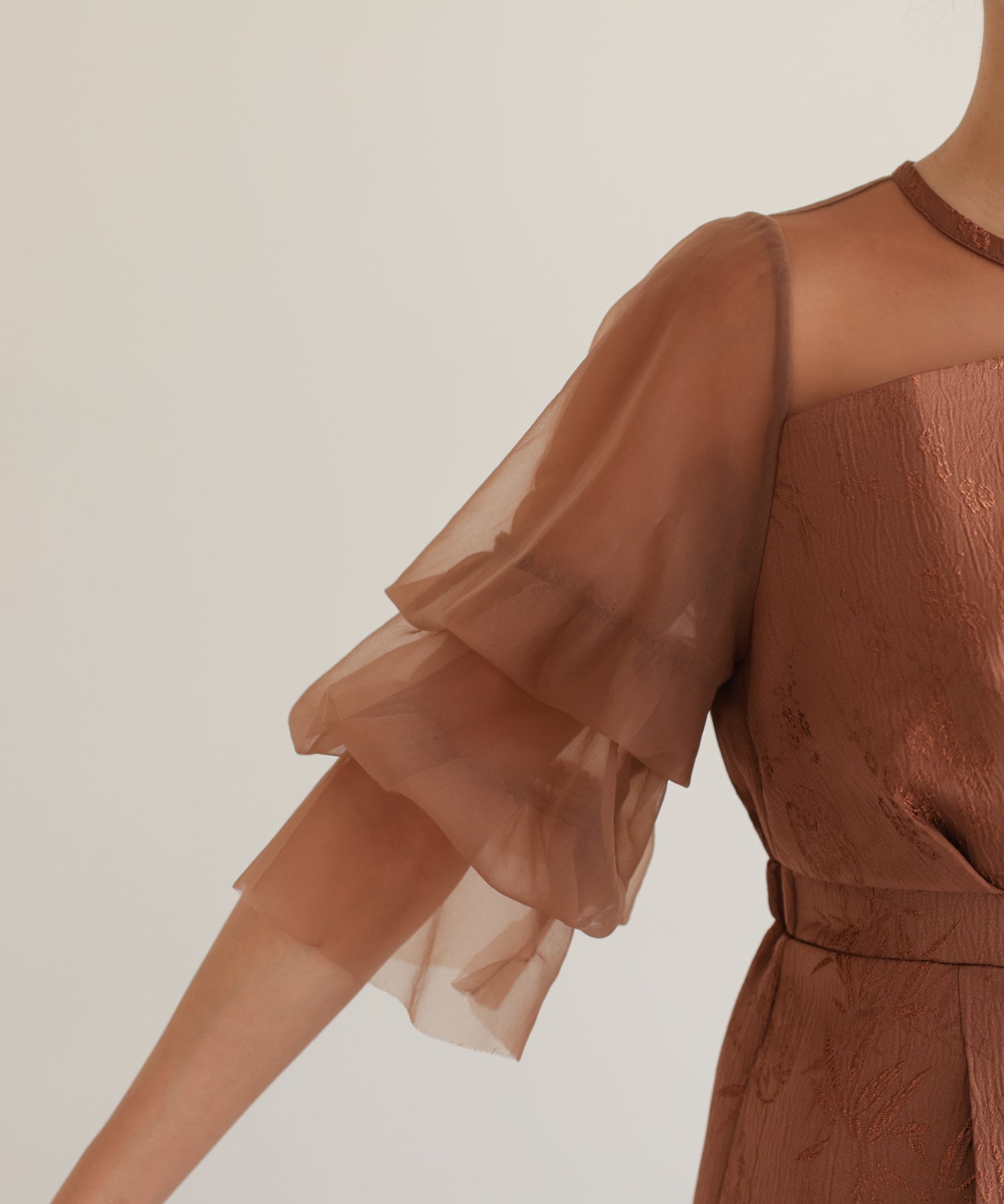 ブラウン/162cm/Mサイズ着用