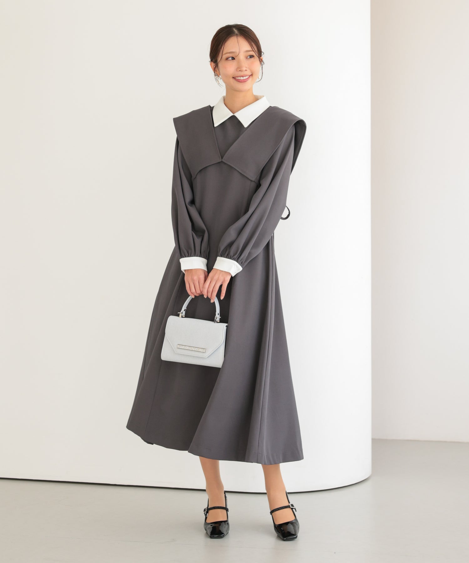 クラシックセーラーカラードレス/22325284