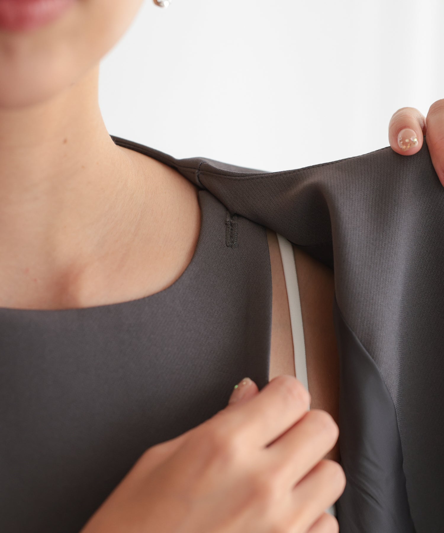 チャコール/162cm/Mサイズ着用