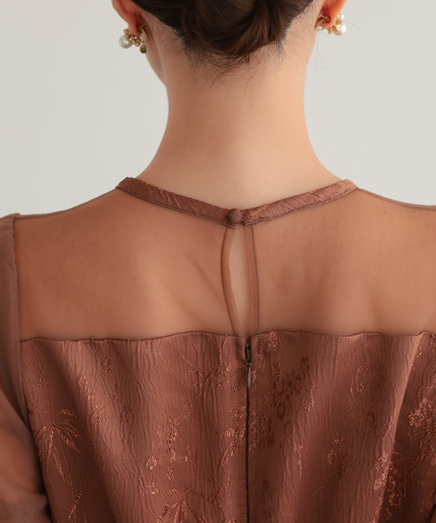 ブラウン/162cm/Mサイズ着用