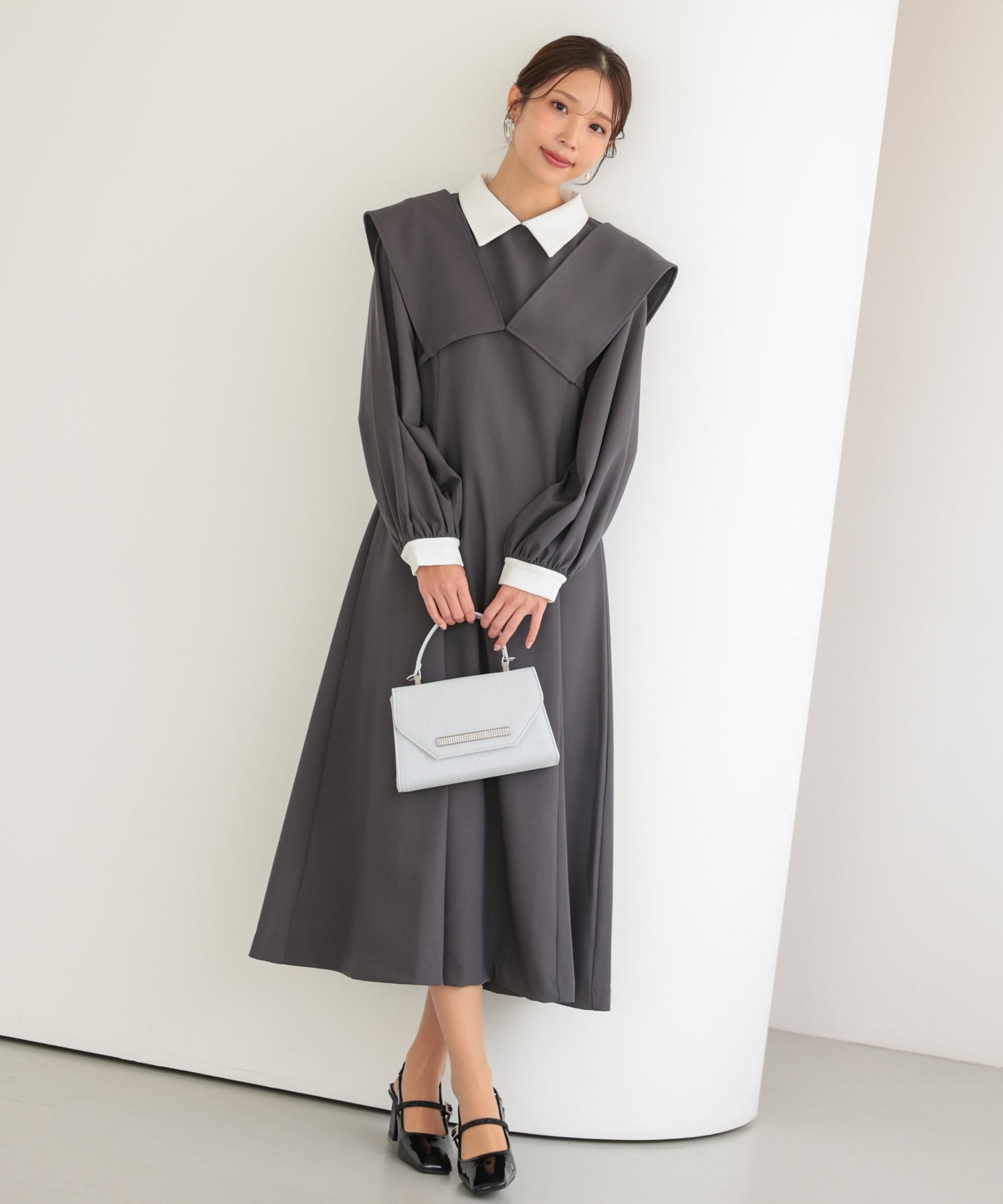 クラシックセーラーカラードレス/22325284