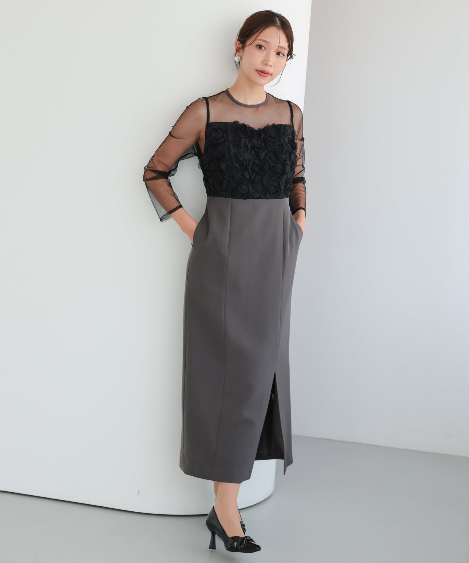 チャコール/162㎝/Mサイズ着用