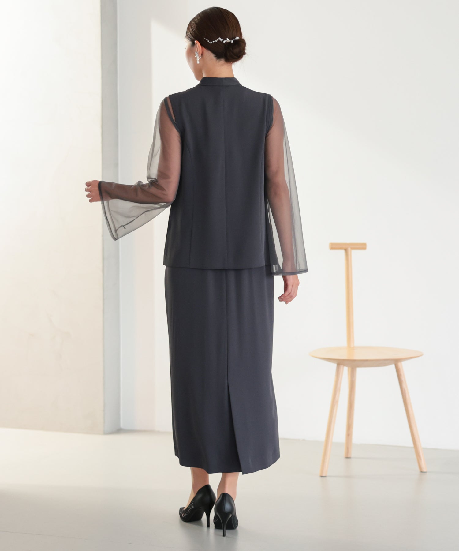 チャコール/162cm/Mサイズ着用