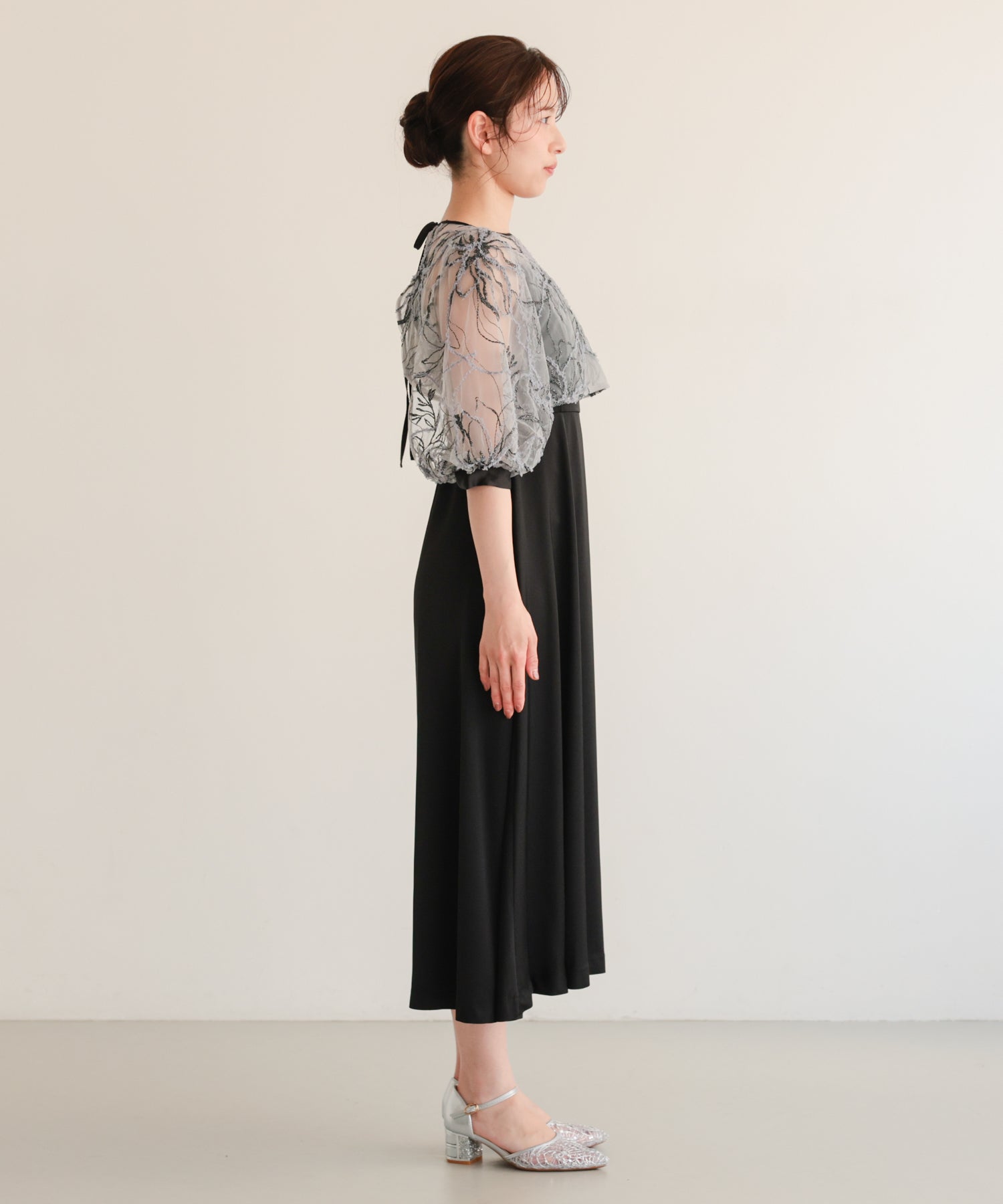刺繍レースボレロセットドレス/22326294