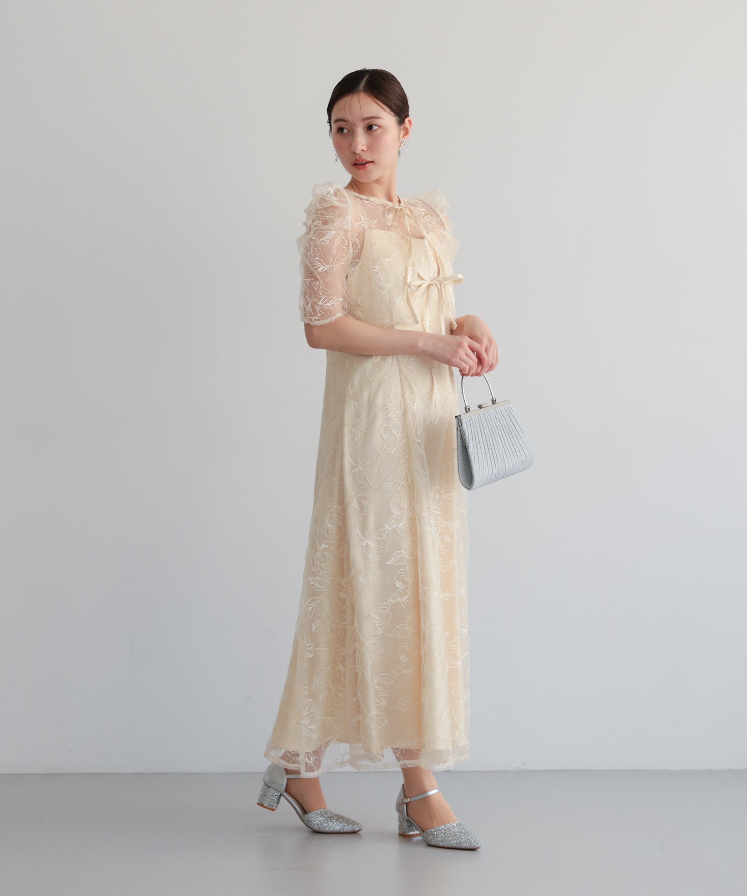 シアーレースボレロセットアップドレス/22325280