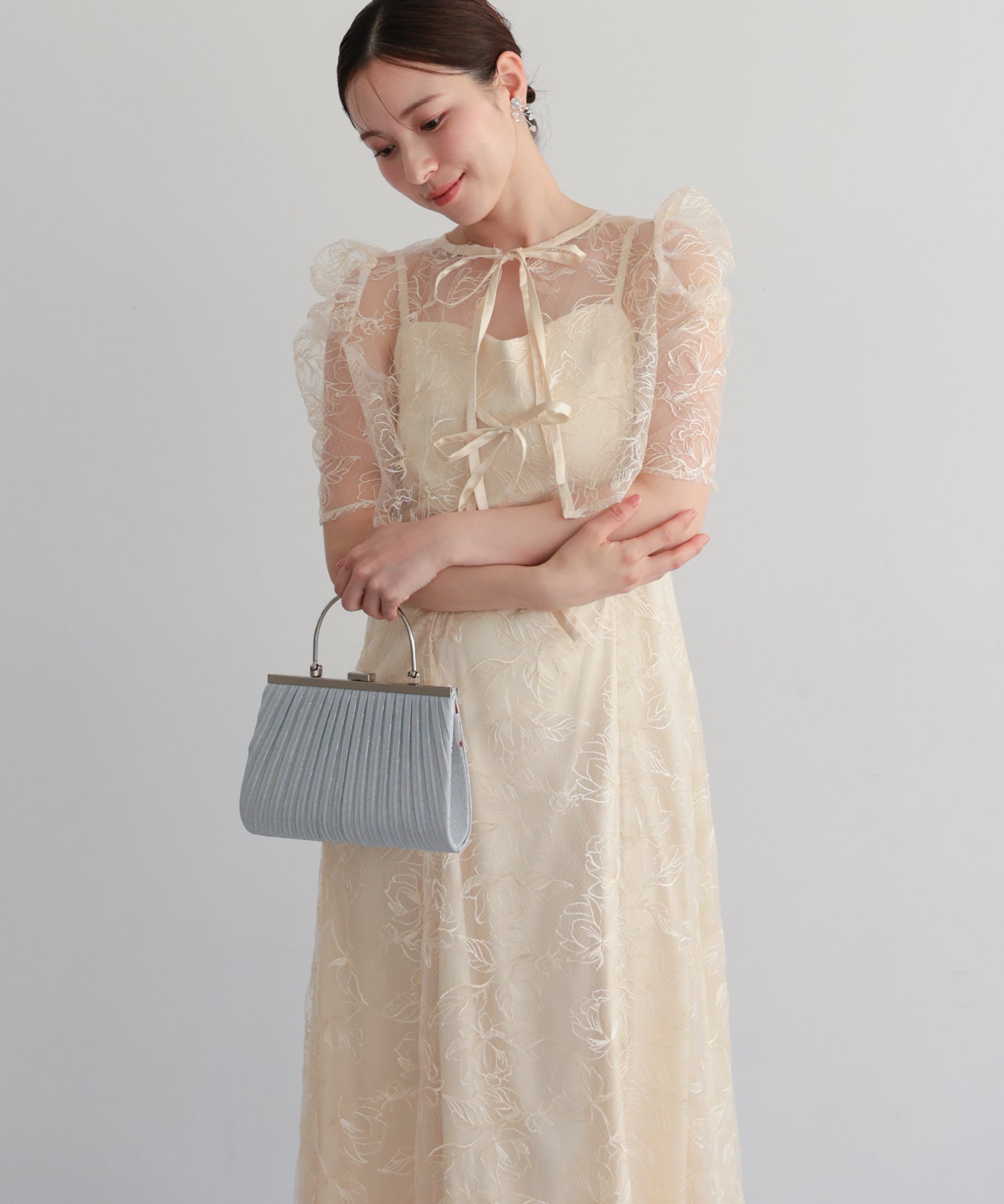 シアーレースボレロセットアップドレス/22325280