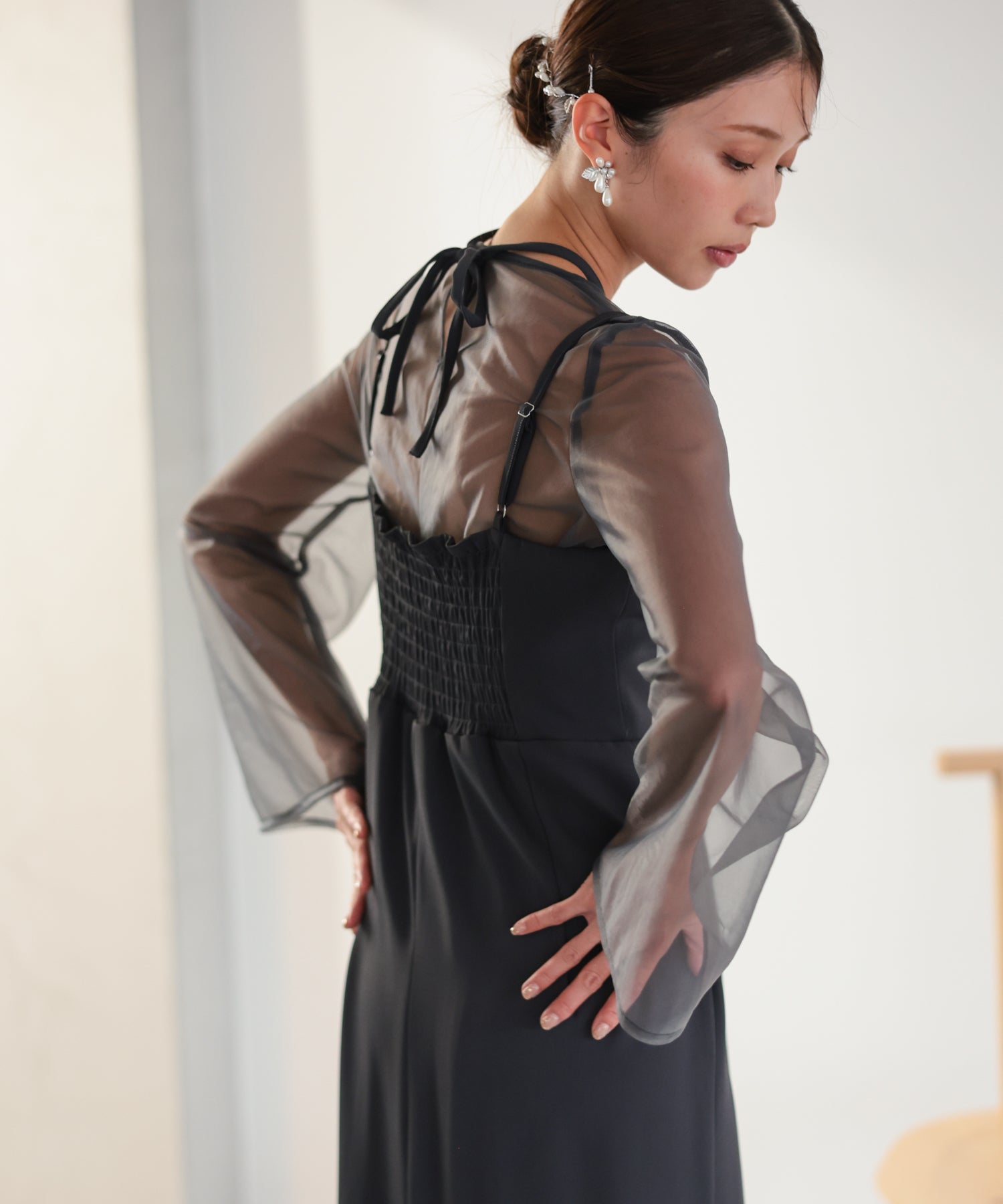 シアーレイヤード2WAYドレスセット/22325283