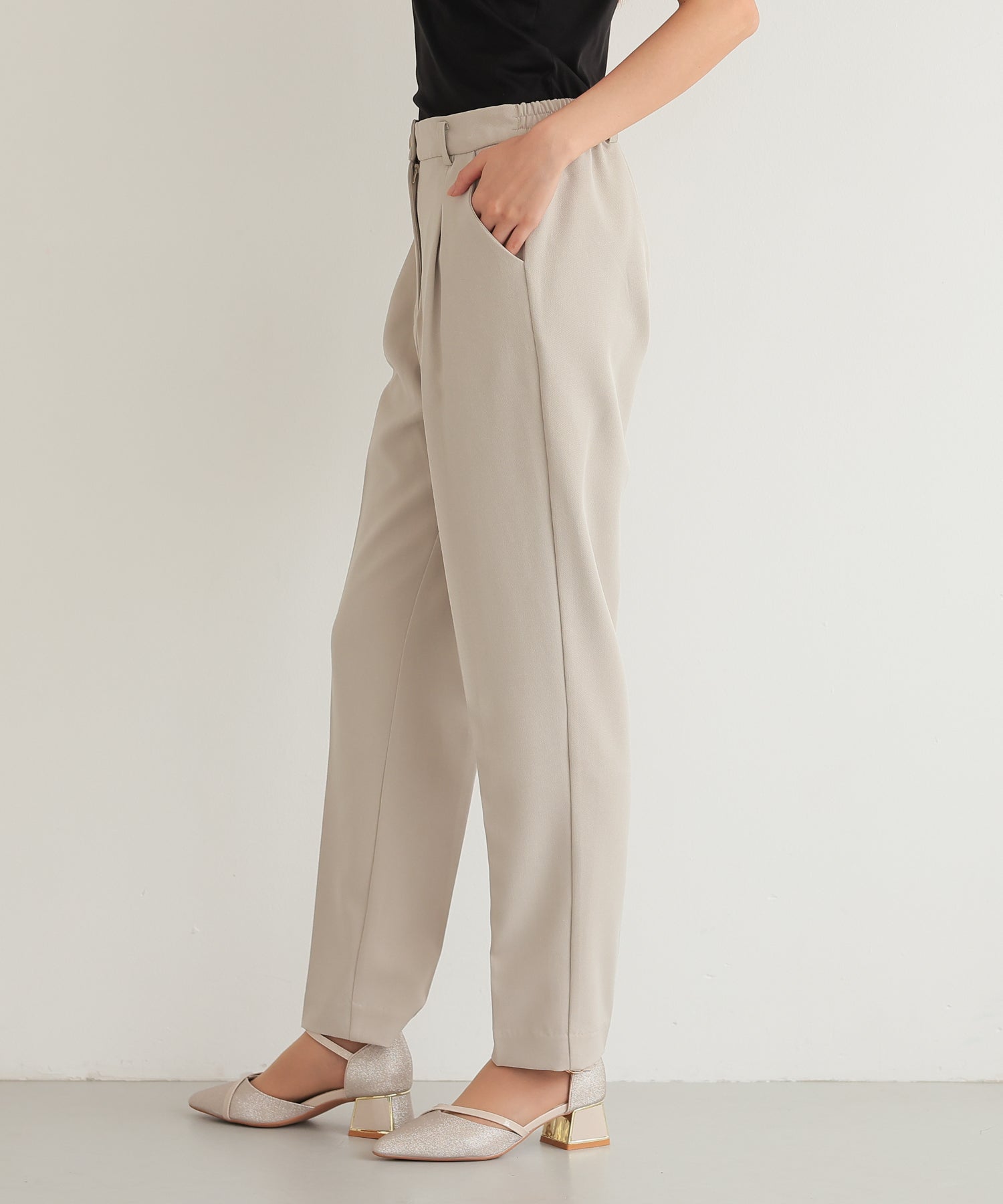 リボンペプラムセットアップスーツ/22125605