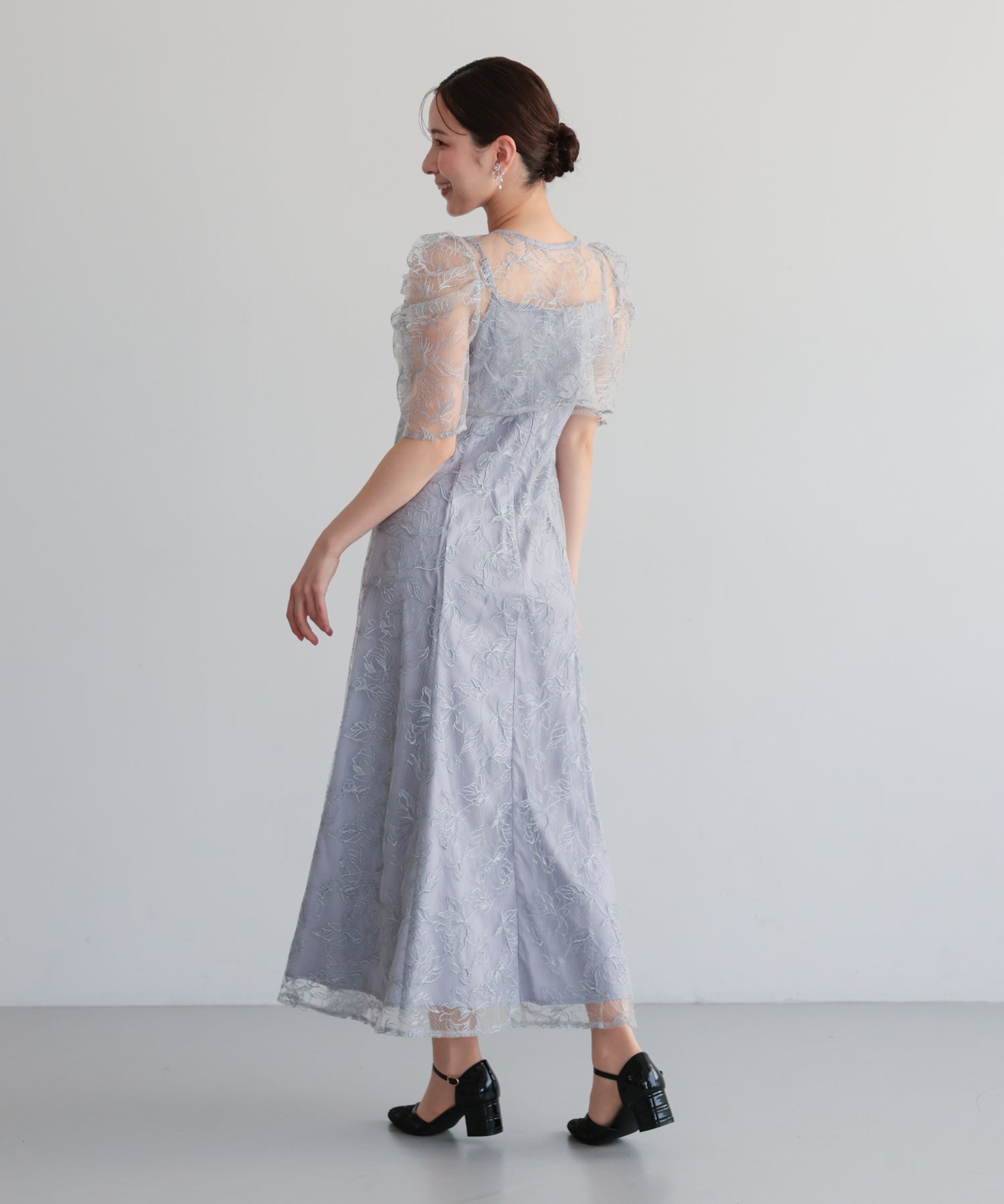 シアーレースボレロセットアップドレス/22325280