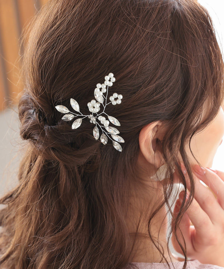 フラワーヘアピン