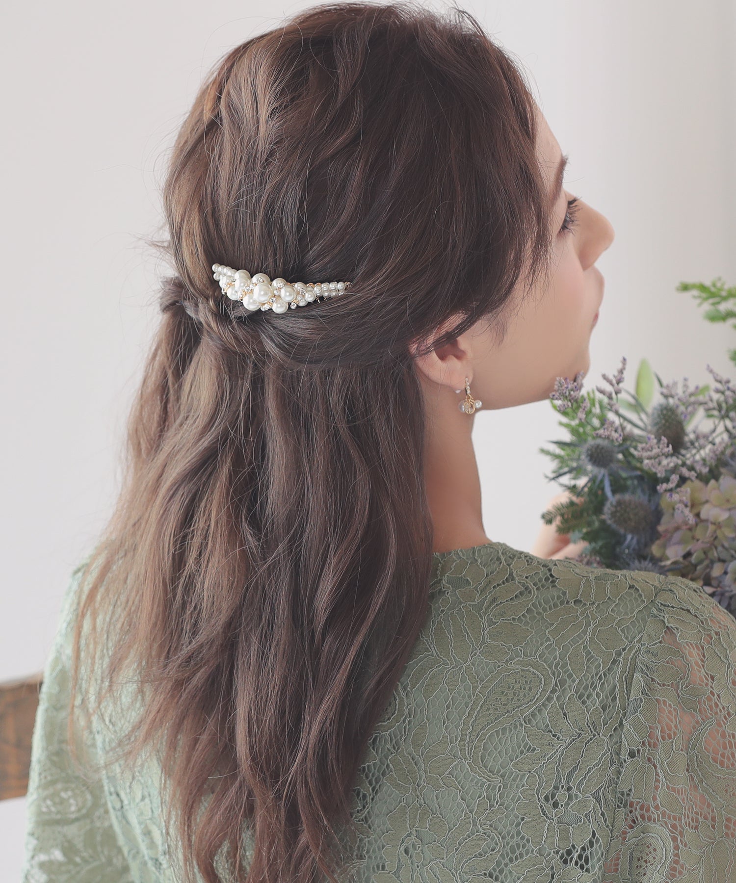 ツイストパールヘアコーム