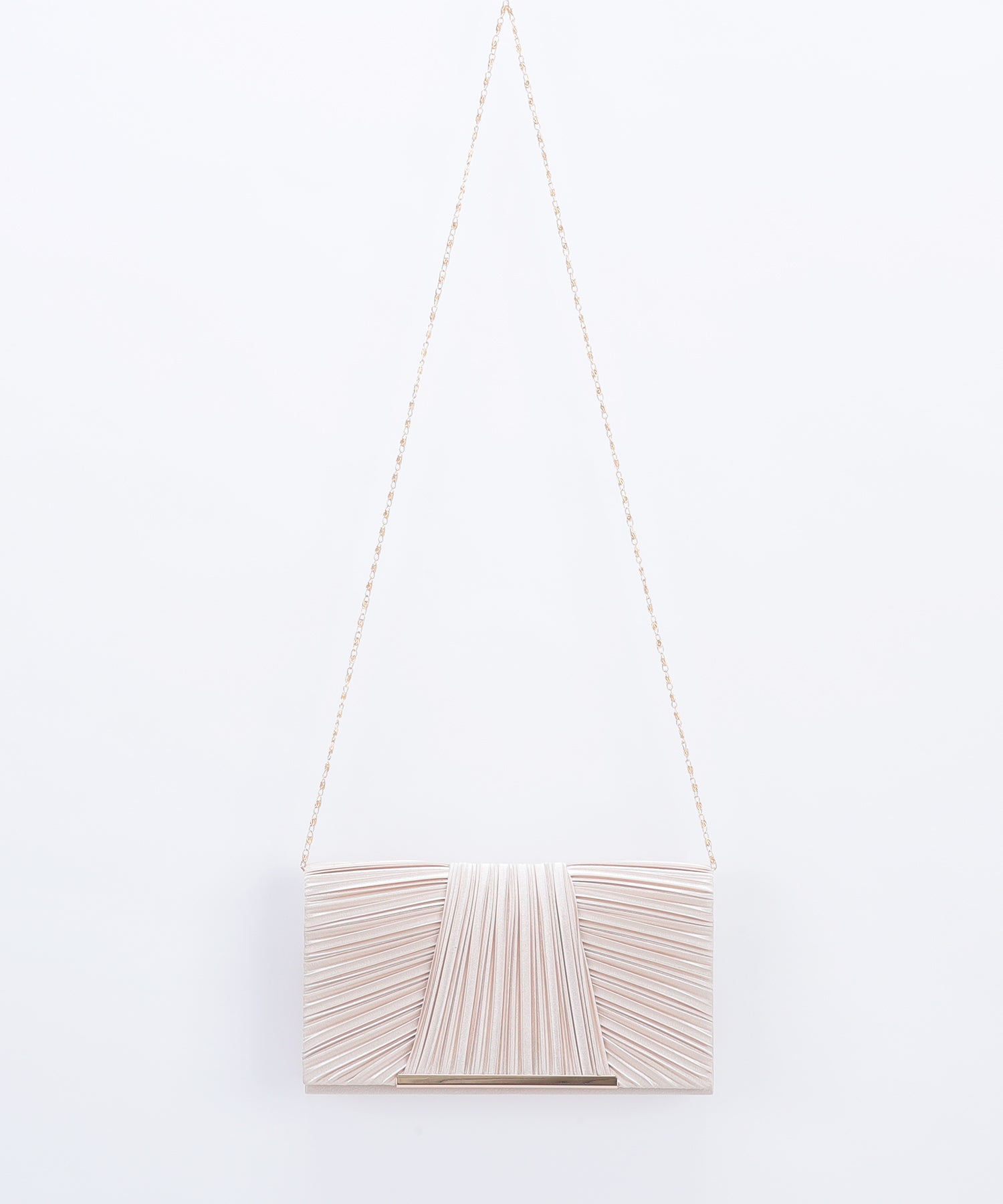 サテンプリーツパーティーバッグ/5041