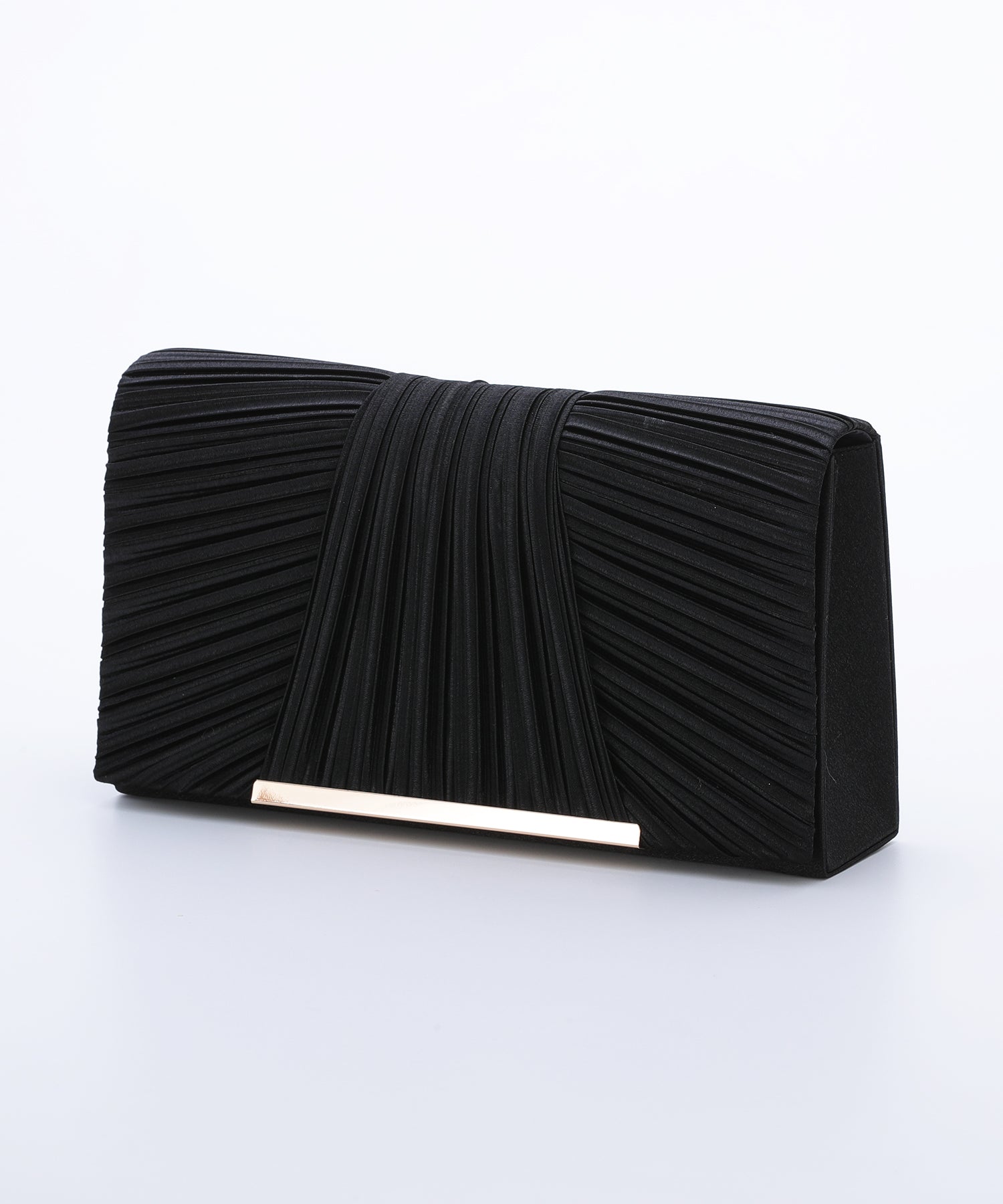 サテンプリーツパーティーバッグ/5041