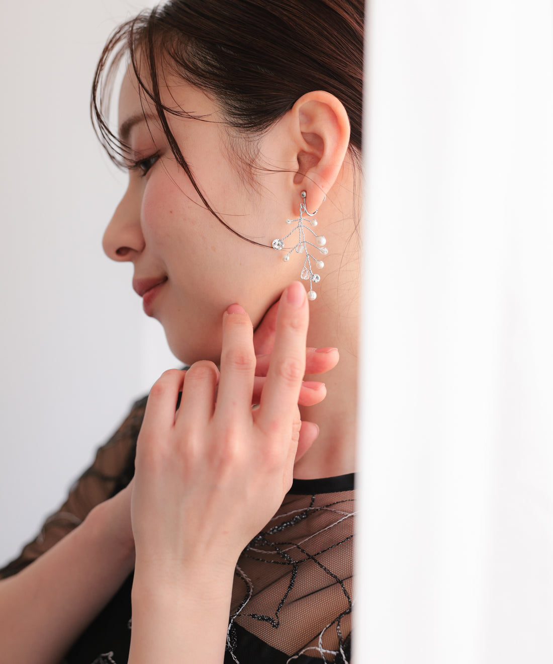 ドレスアクセサリー グランブランチビジューイヤリング/ERT42004