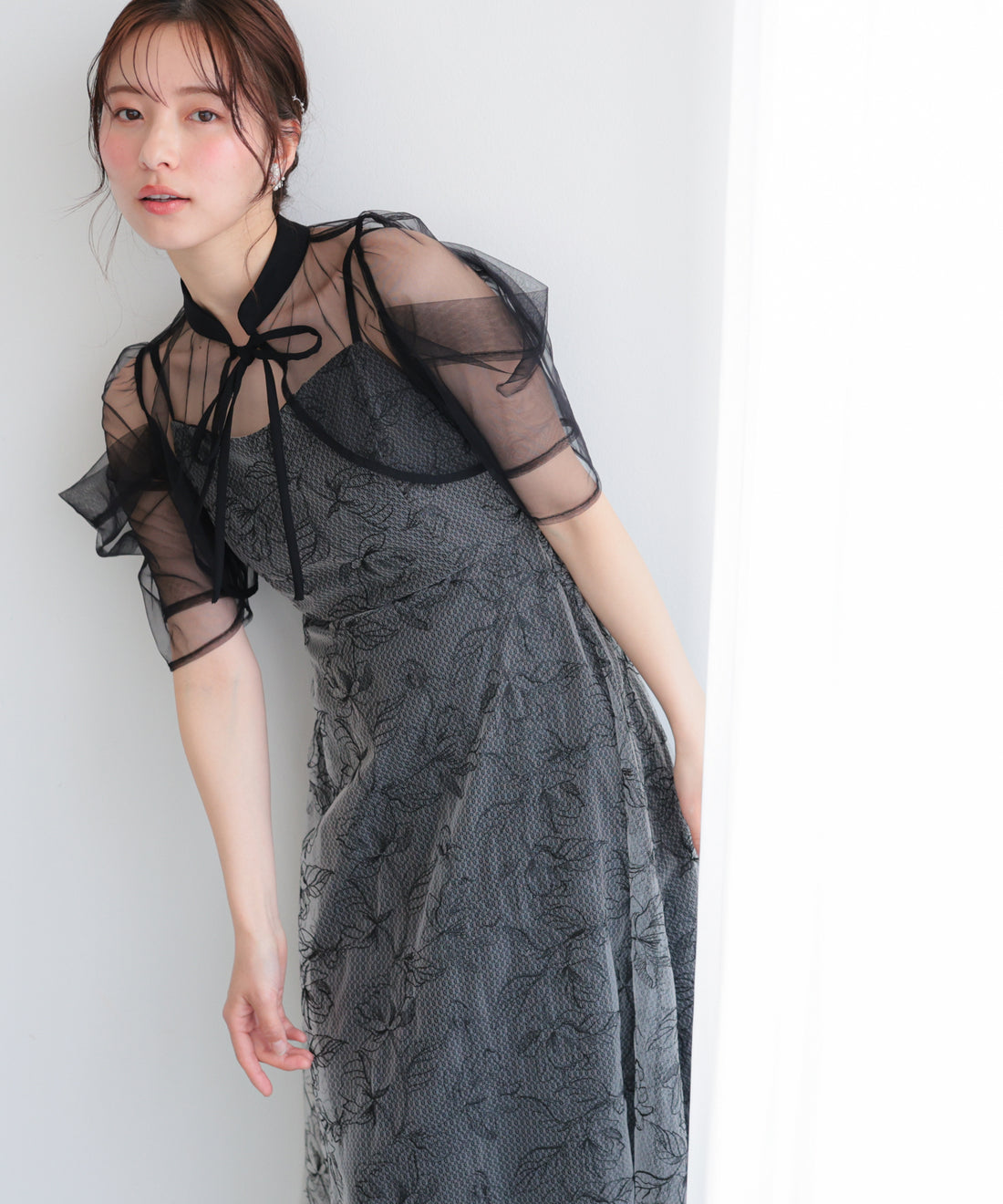 ブラック/163cm/Mサイズ着用