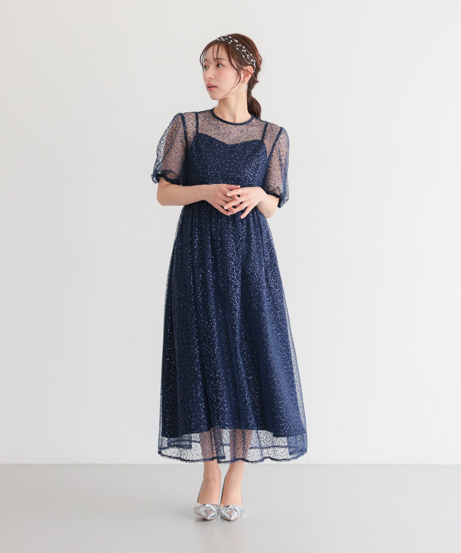 シアースパンコールフレアドレス/22326288