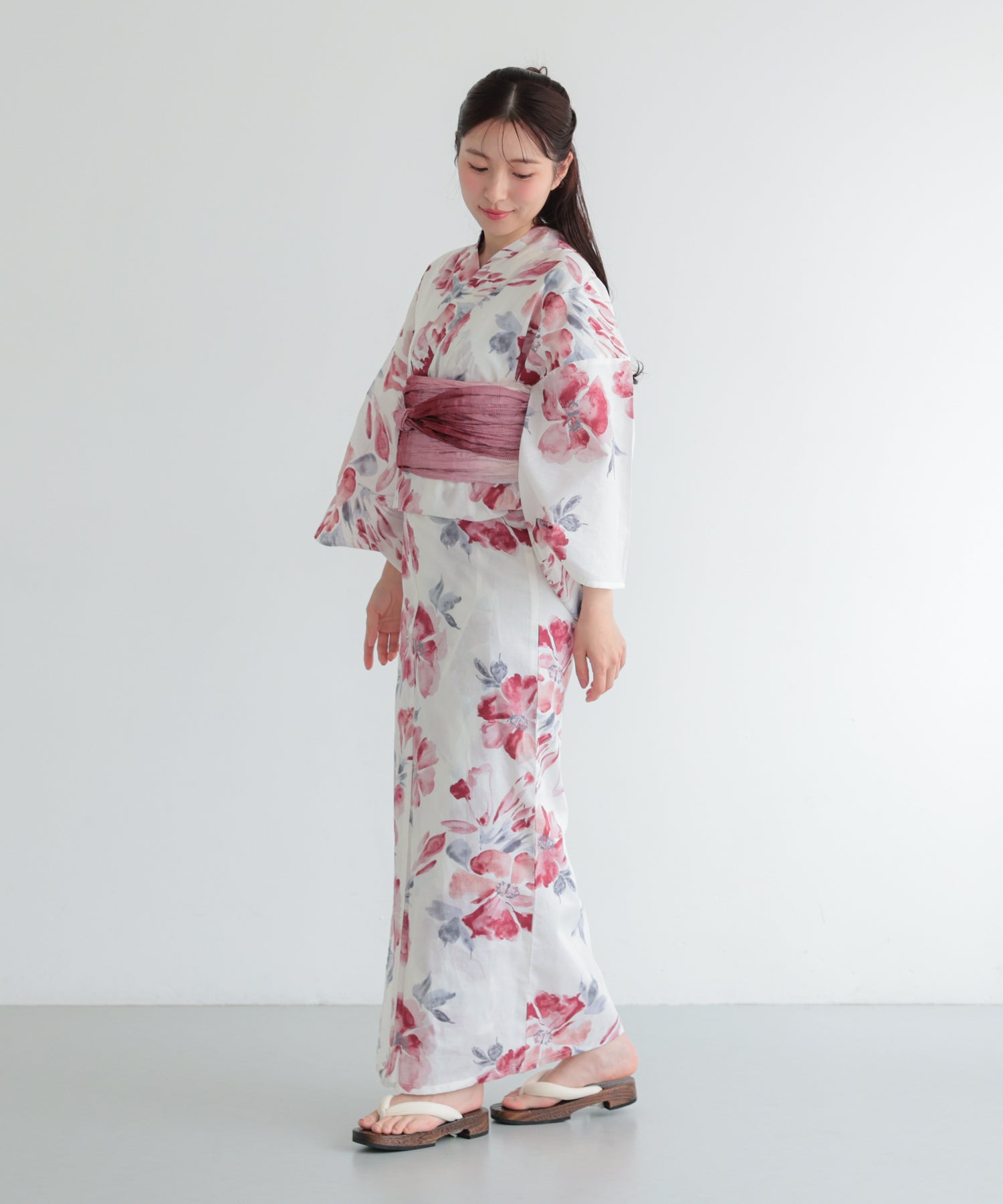 浴衣　秋桜③/FA-26-048