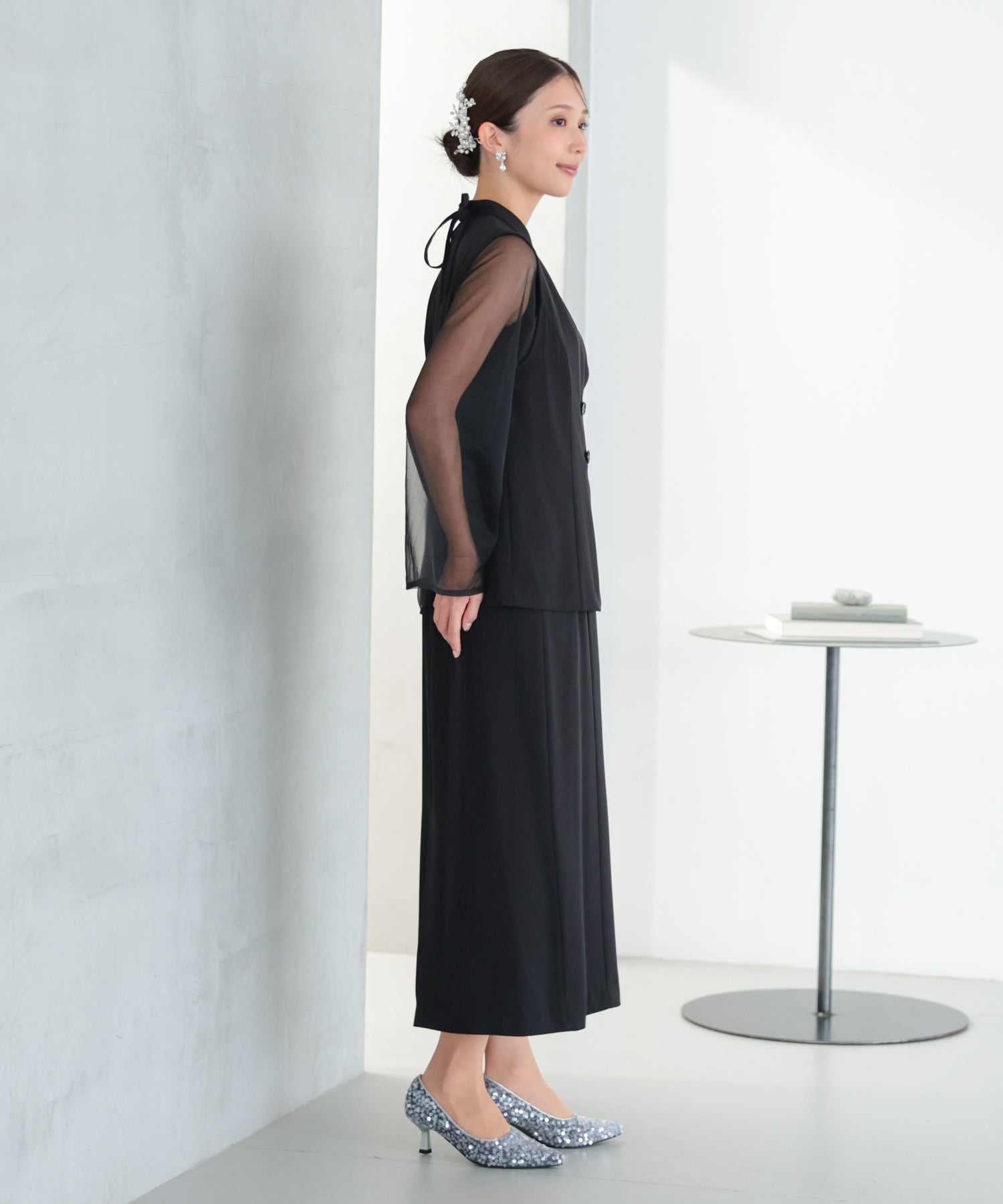 シアーレイヤード2WAYドレスセット/22325283