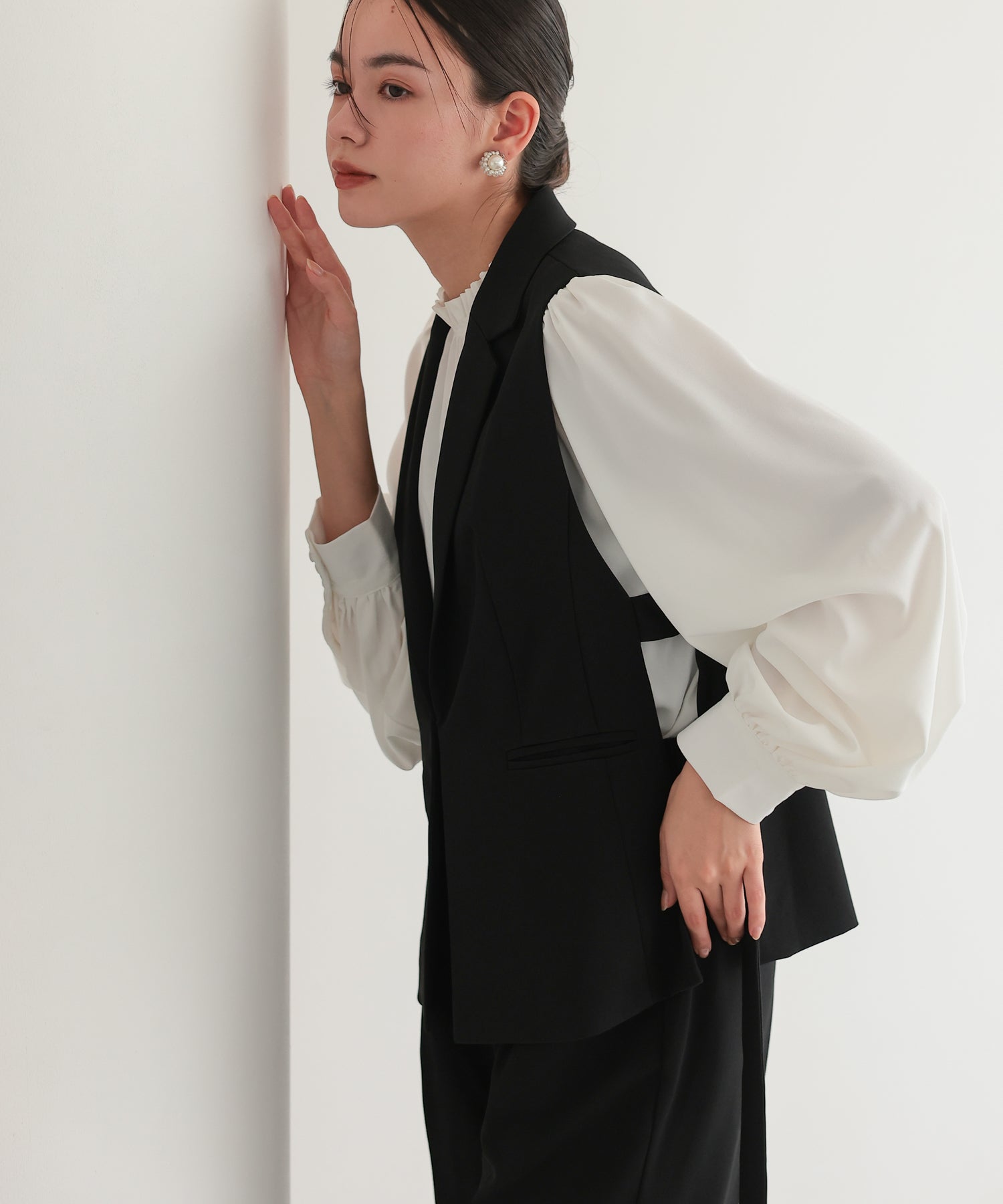 サイドベルトジレセットアップスーツ/22125607