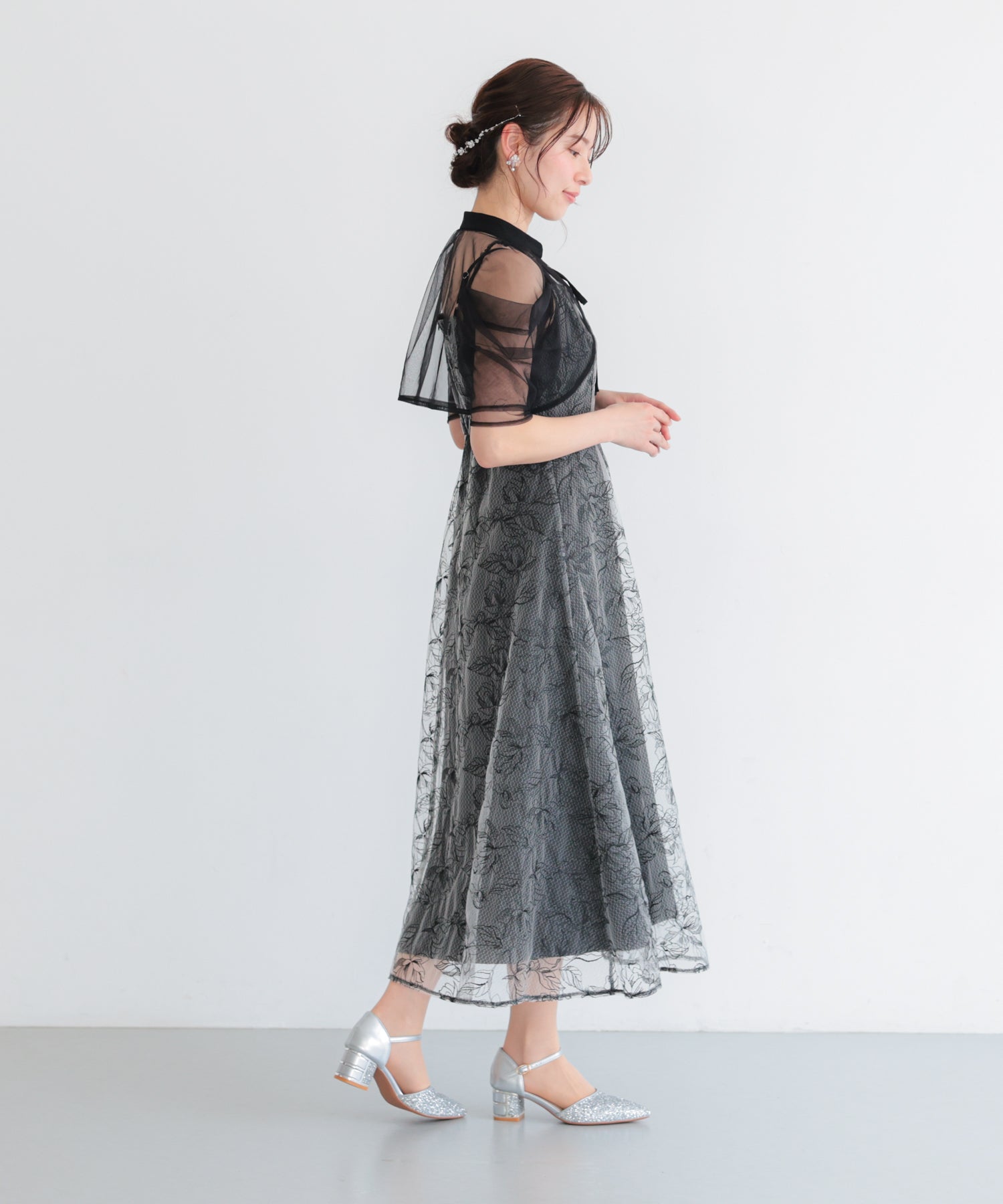 ブラック/163cm/Mサイズ着用