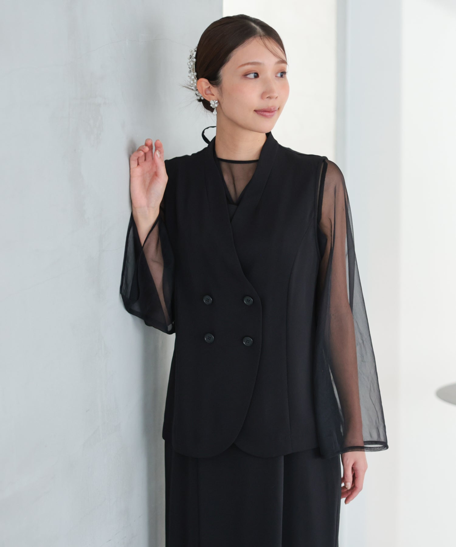 ドレス_ブラック｜結婚式・二次会ドレス【公式-haremode(ハレモード)】