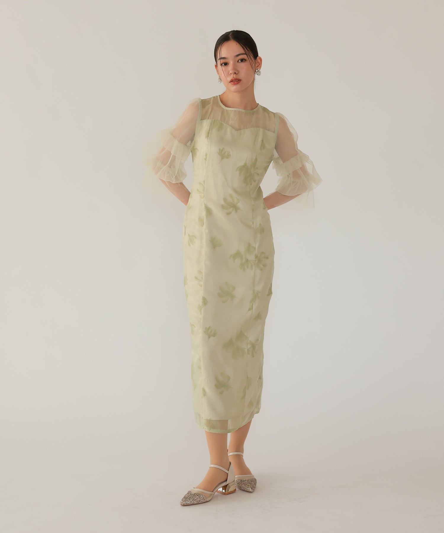 ライトグリーン/164cm/Mサイズ着用