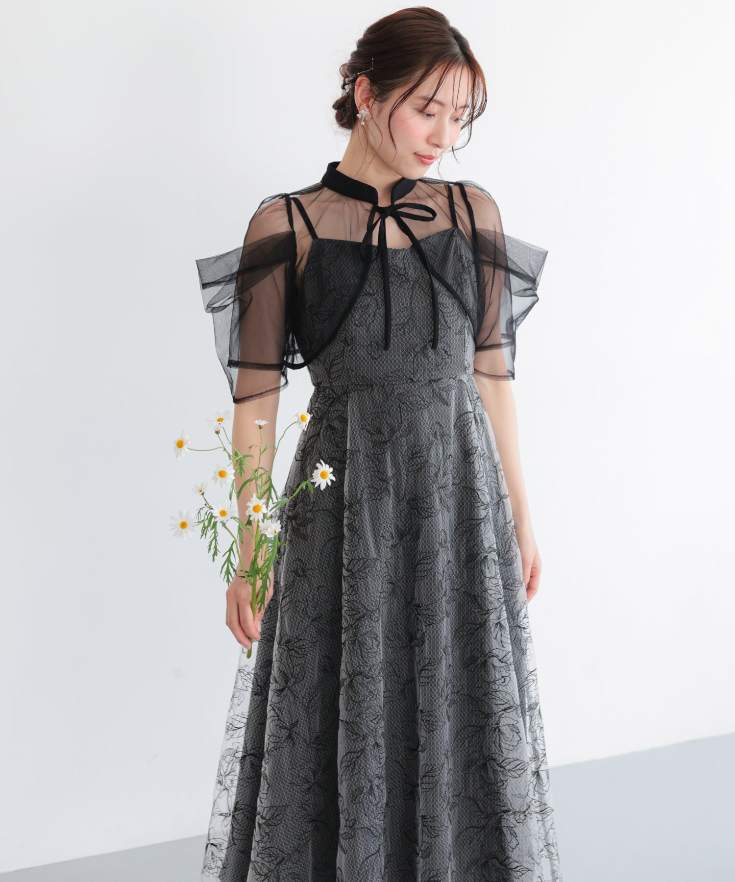 ブラック/163cm/Mサイズ着用