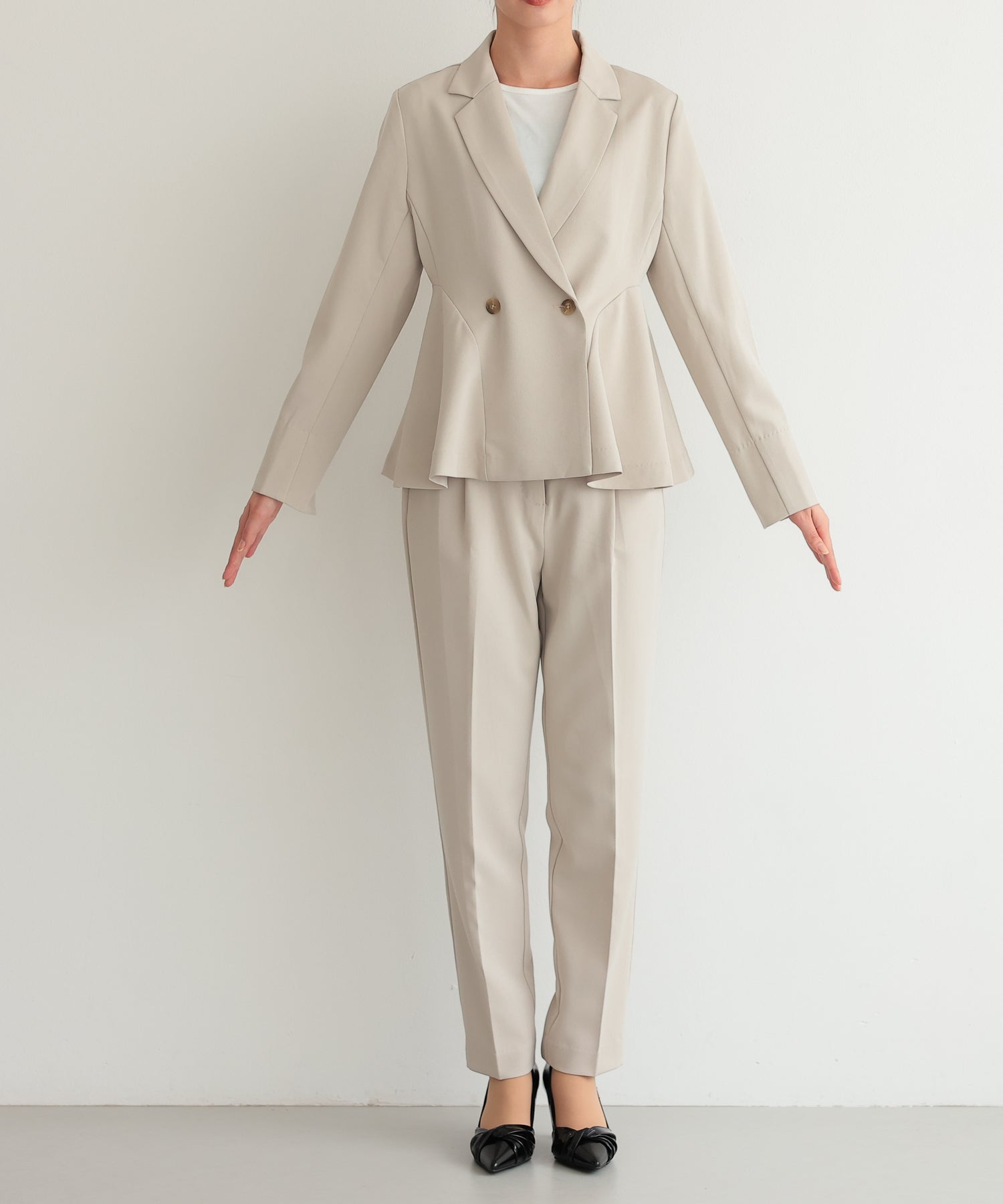 サイドフレアセットアップスーツ/22125606