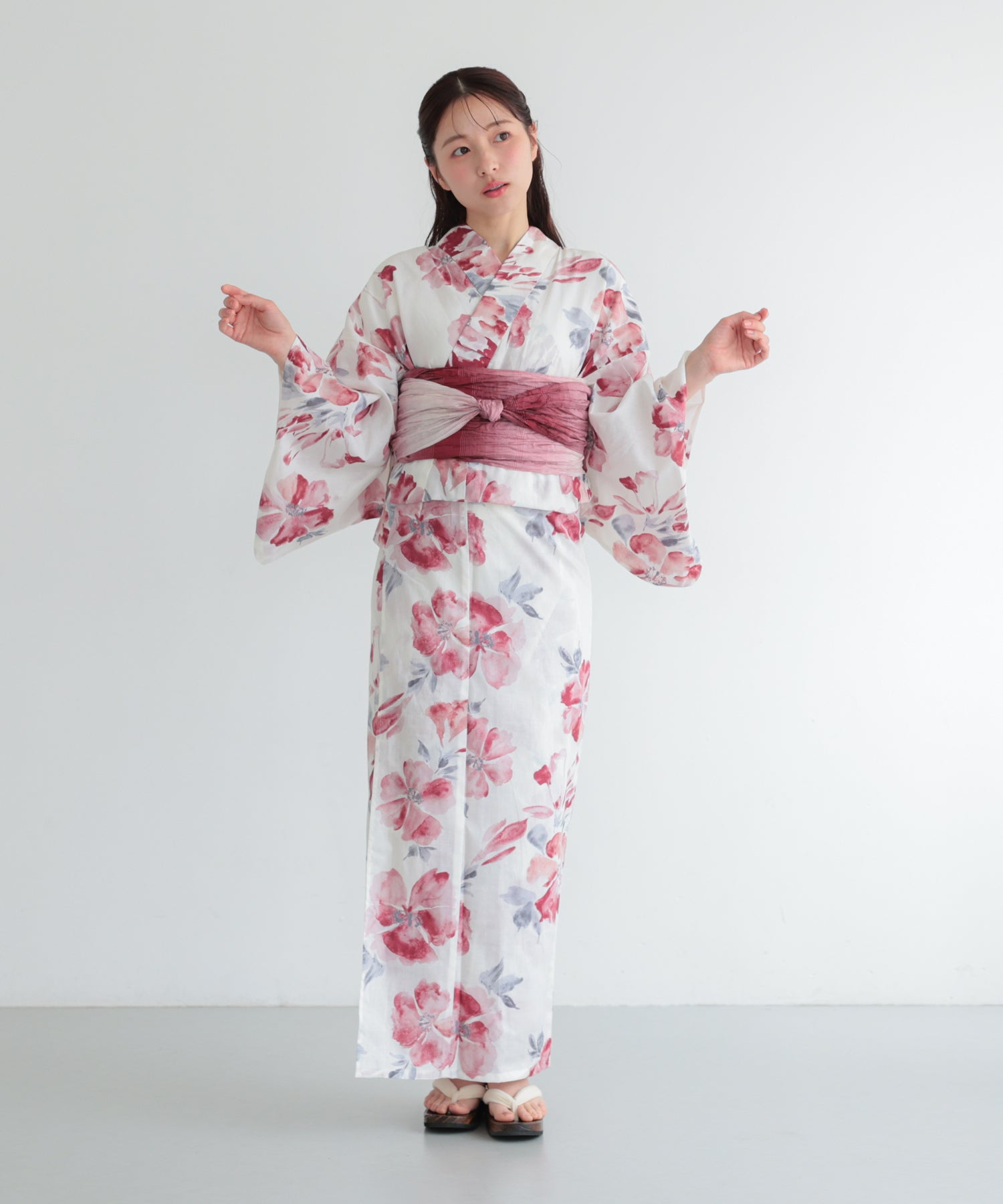 浴衣　秋桜③/FA-26-048