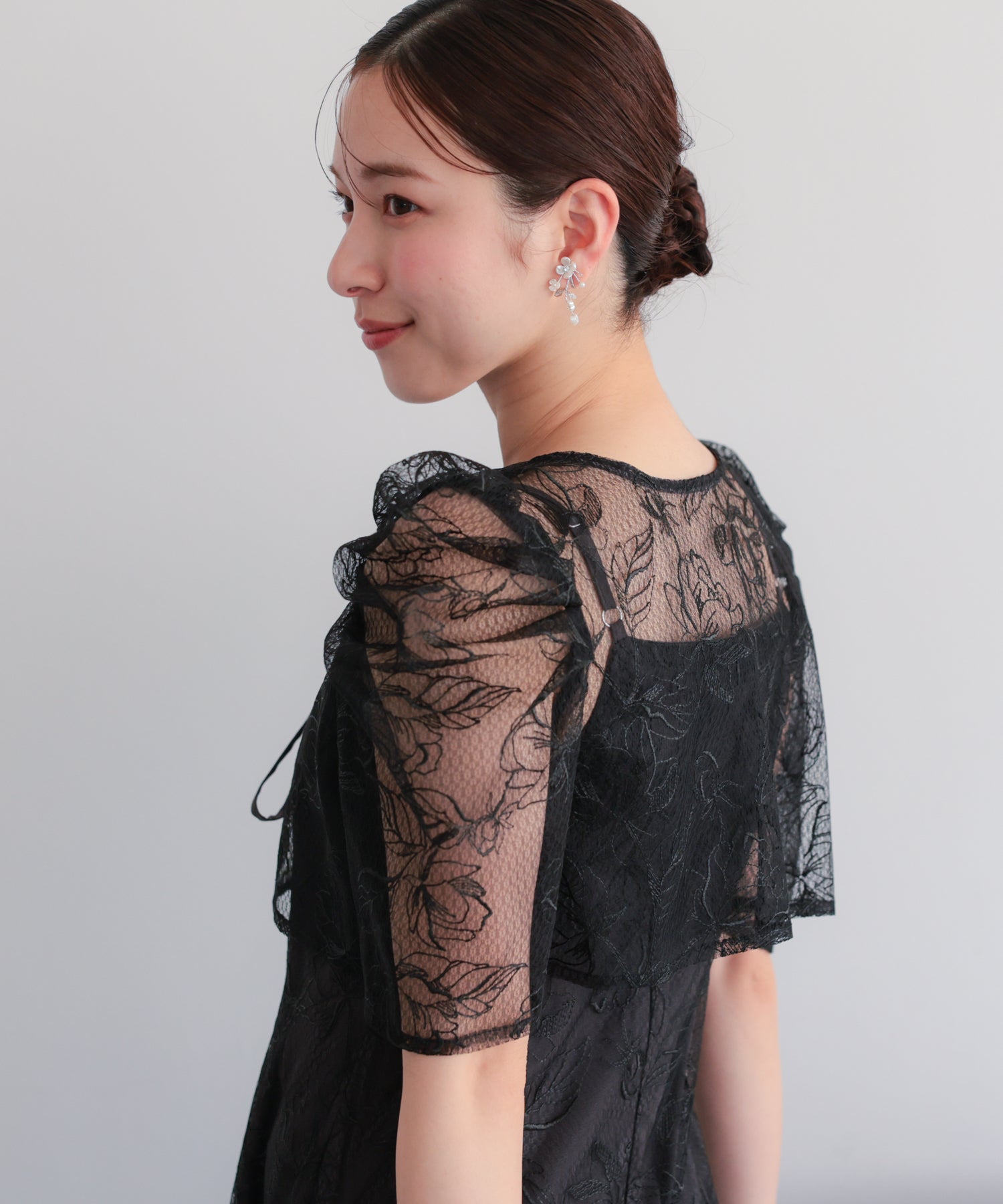 シアーレースボレロセットアップドレス/22325280