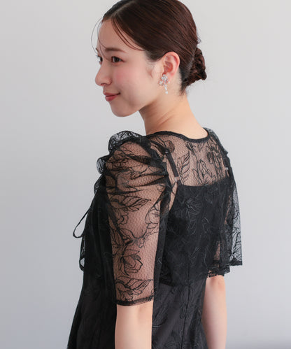 シアーレースボレロセットアップドレス/22325280