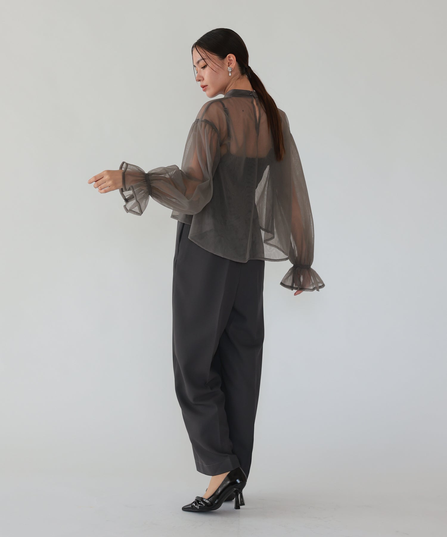 チャコール/164cm/Mサイズ着用