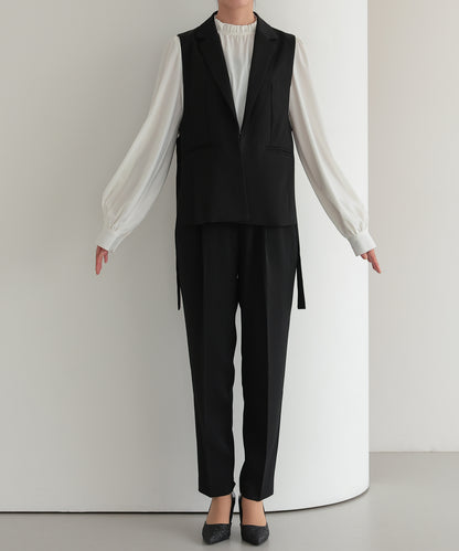 サイドベルトジレセットアップスーツ/22125607