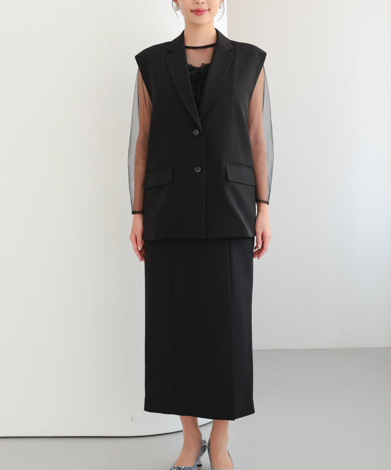 ブラック/162cm/Mサイズ着用