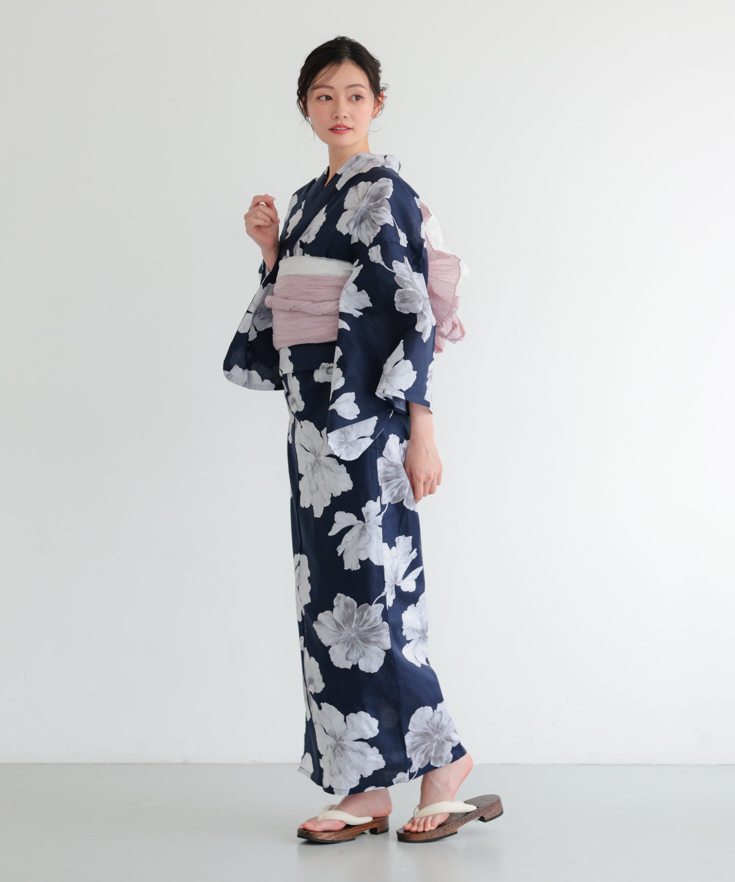 浴衣　秋桜④/FA-26-075