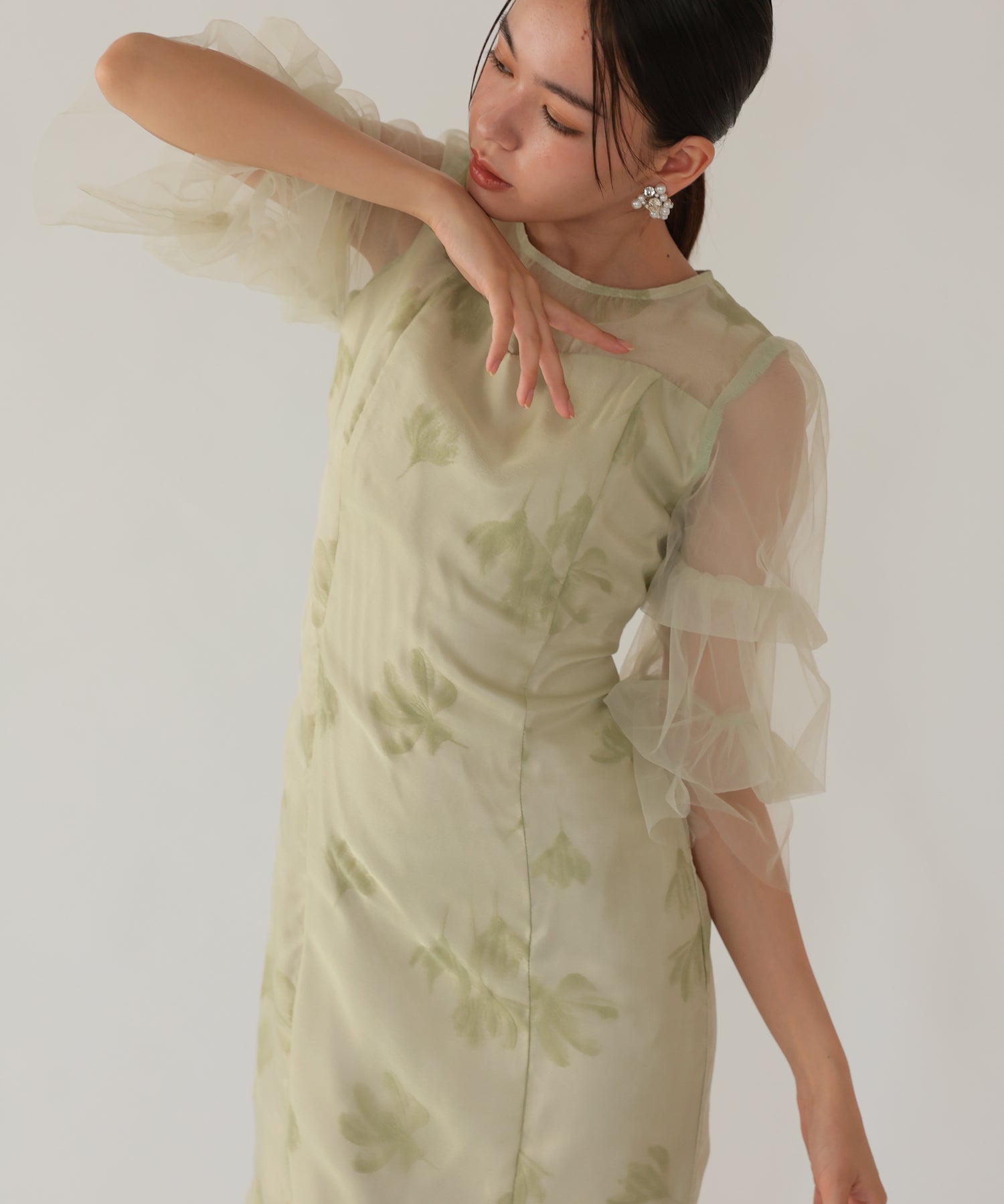 ライトグリーン/164cm/Mサイズ着用